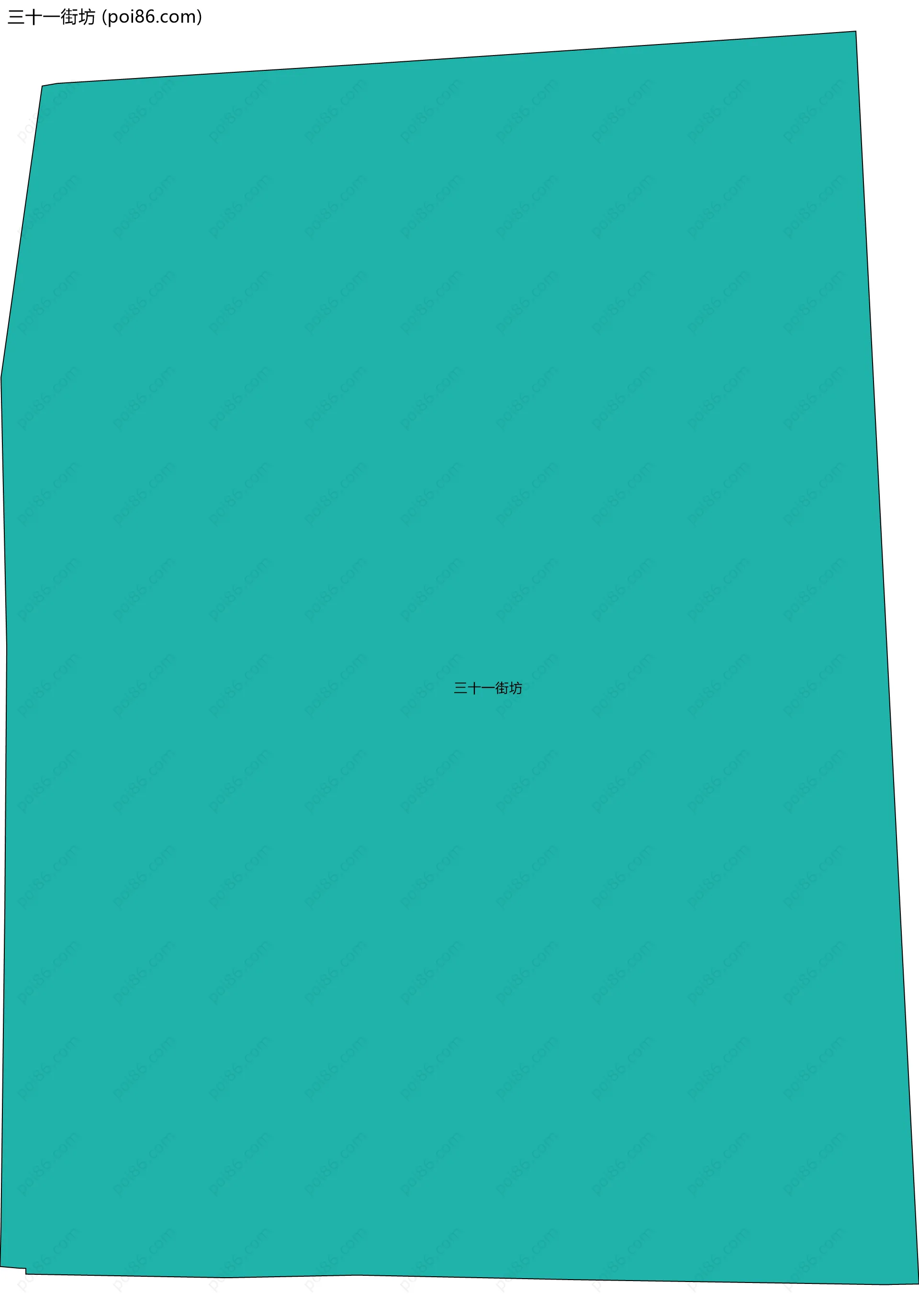 三十一街坊边界地图