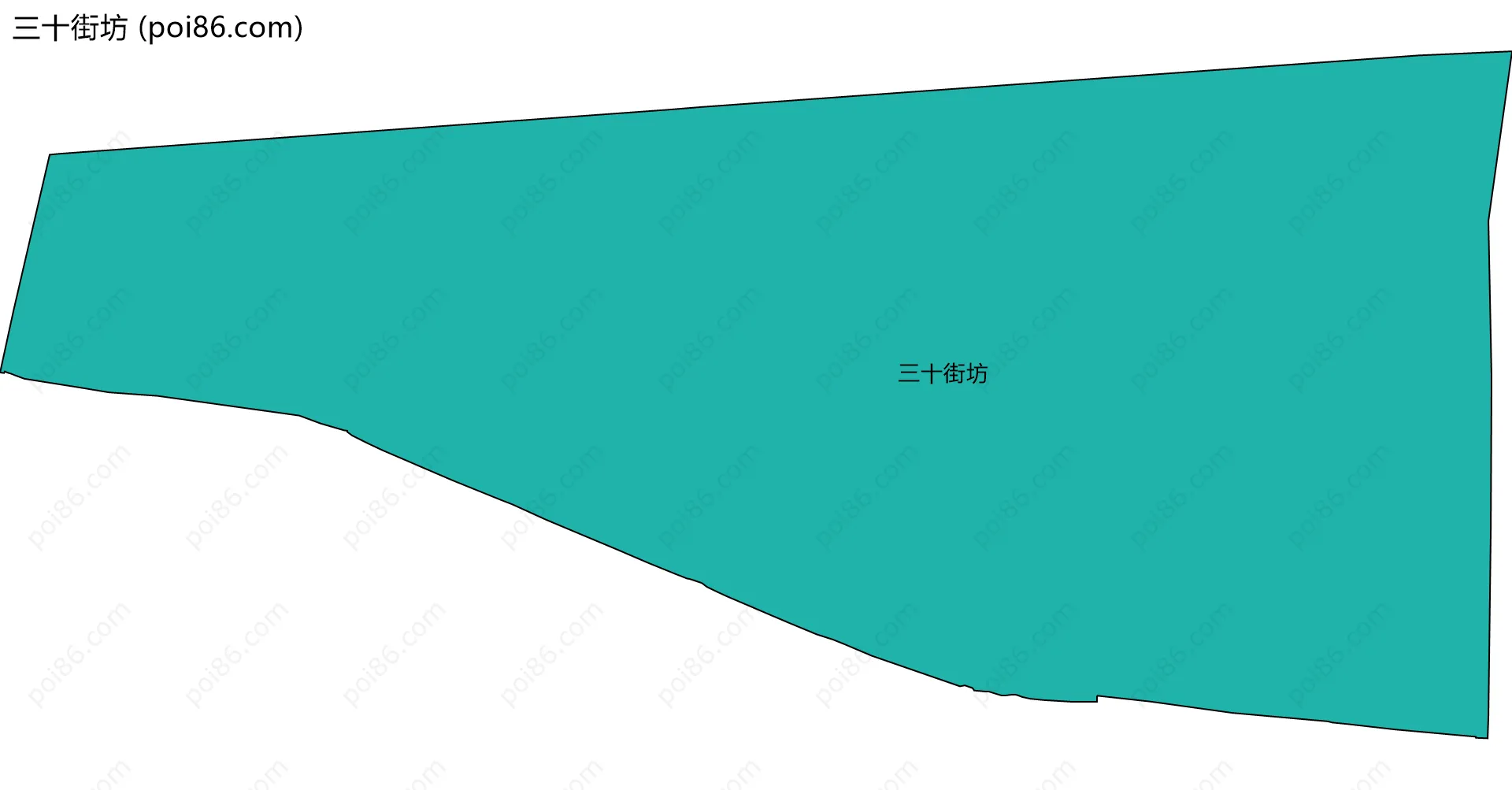 三十街坊边界地图