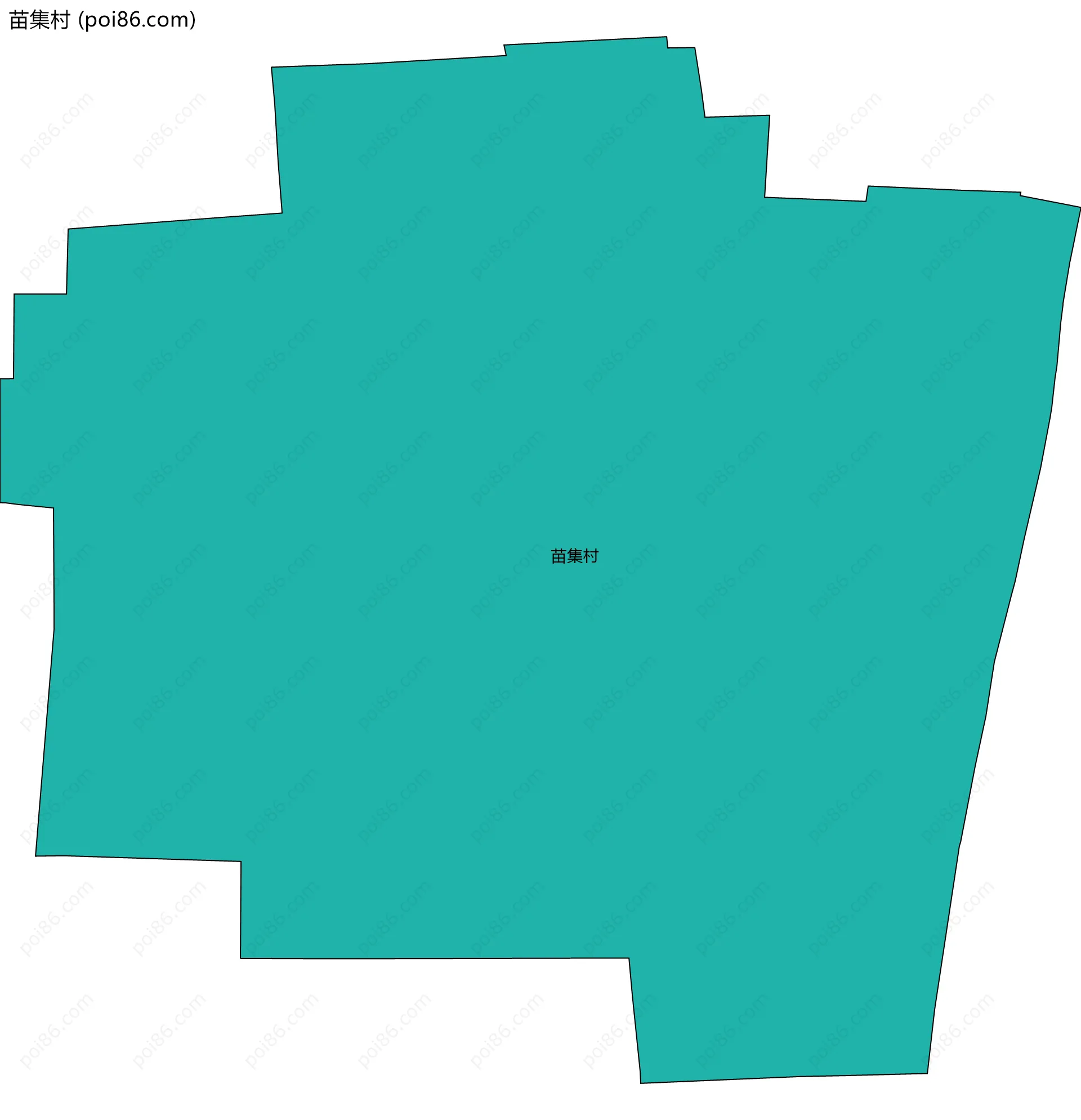 苗集村边界地图