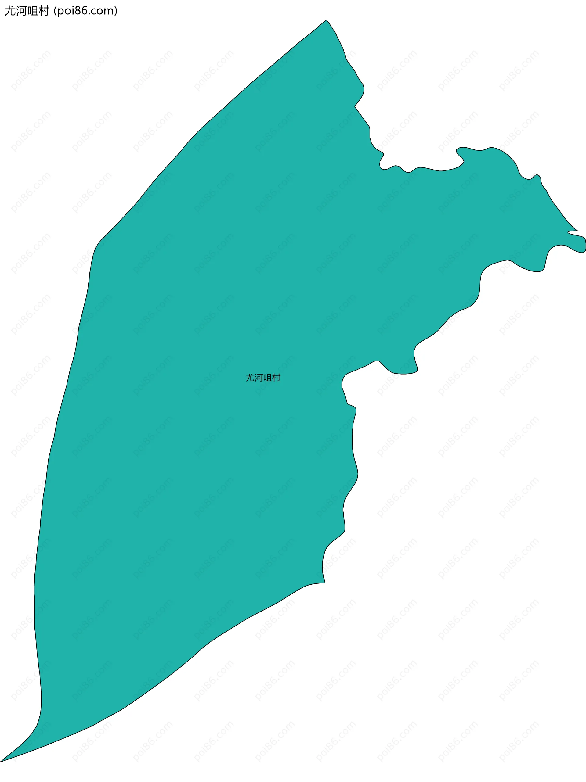 尤河咀村边界地图