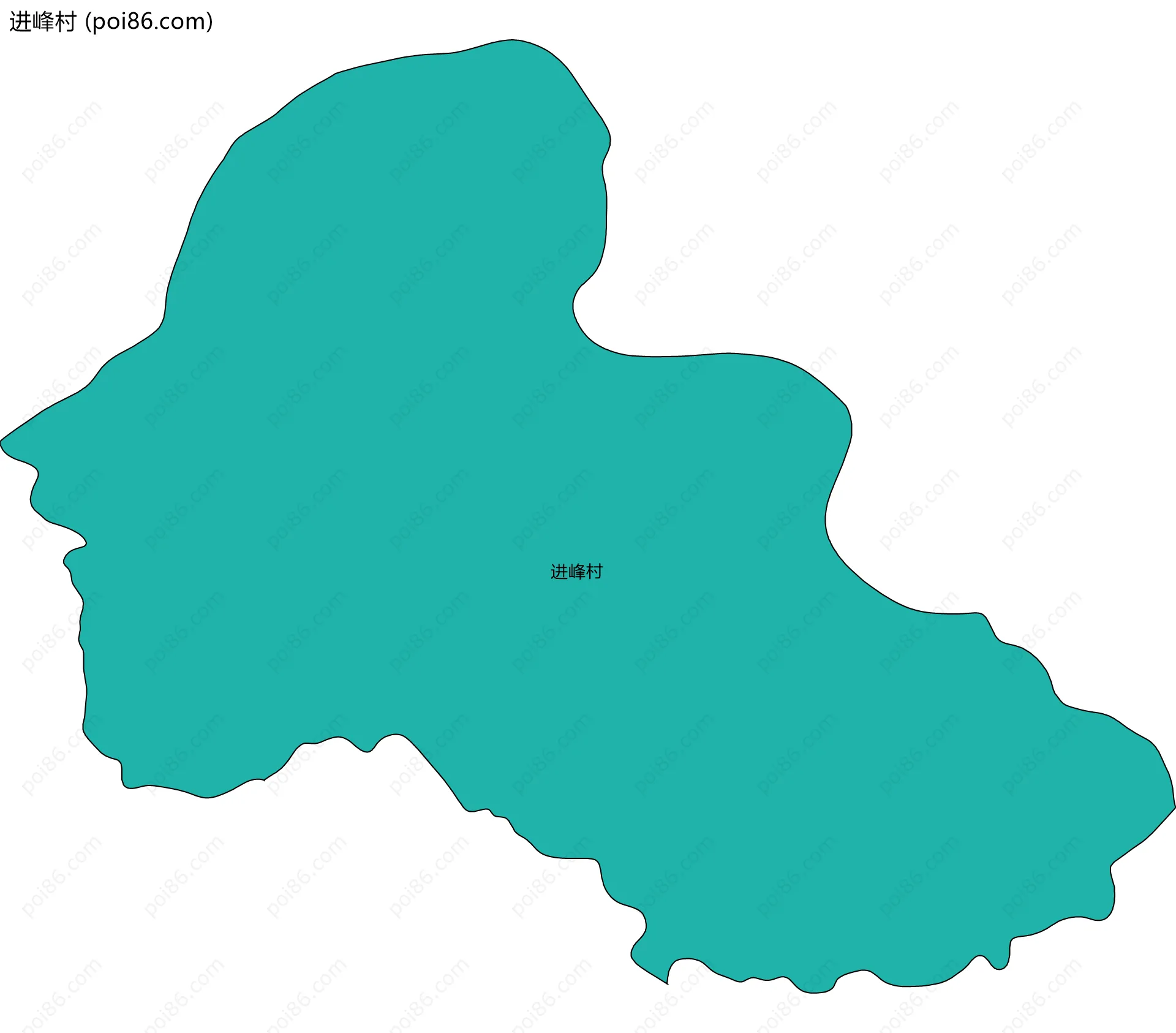 进峰村边界地图
