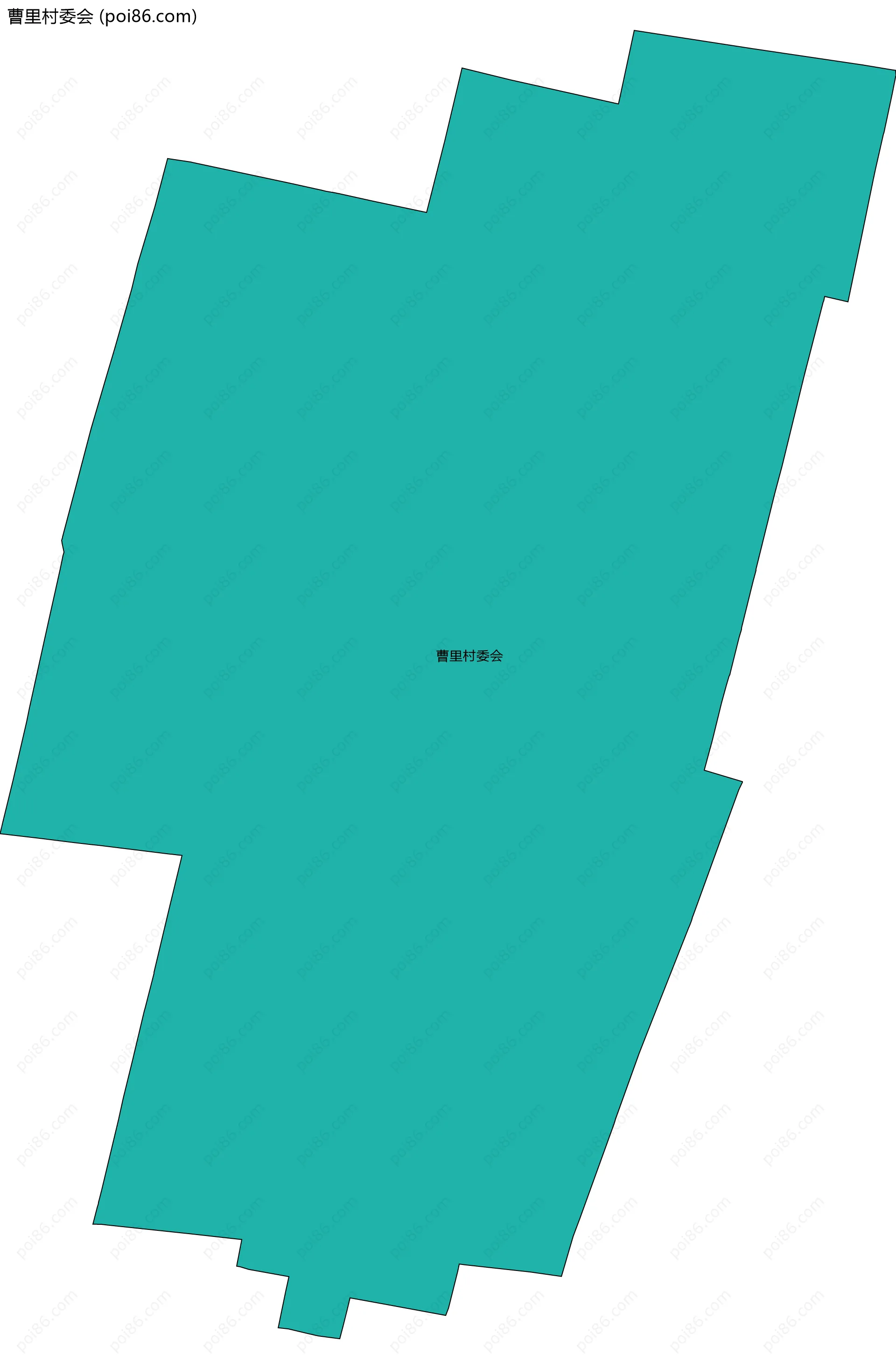 曹里村委会边界地图