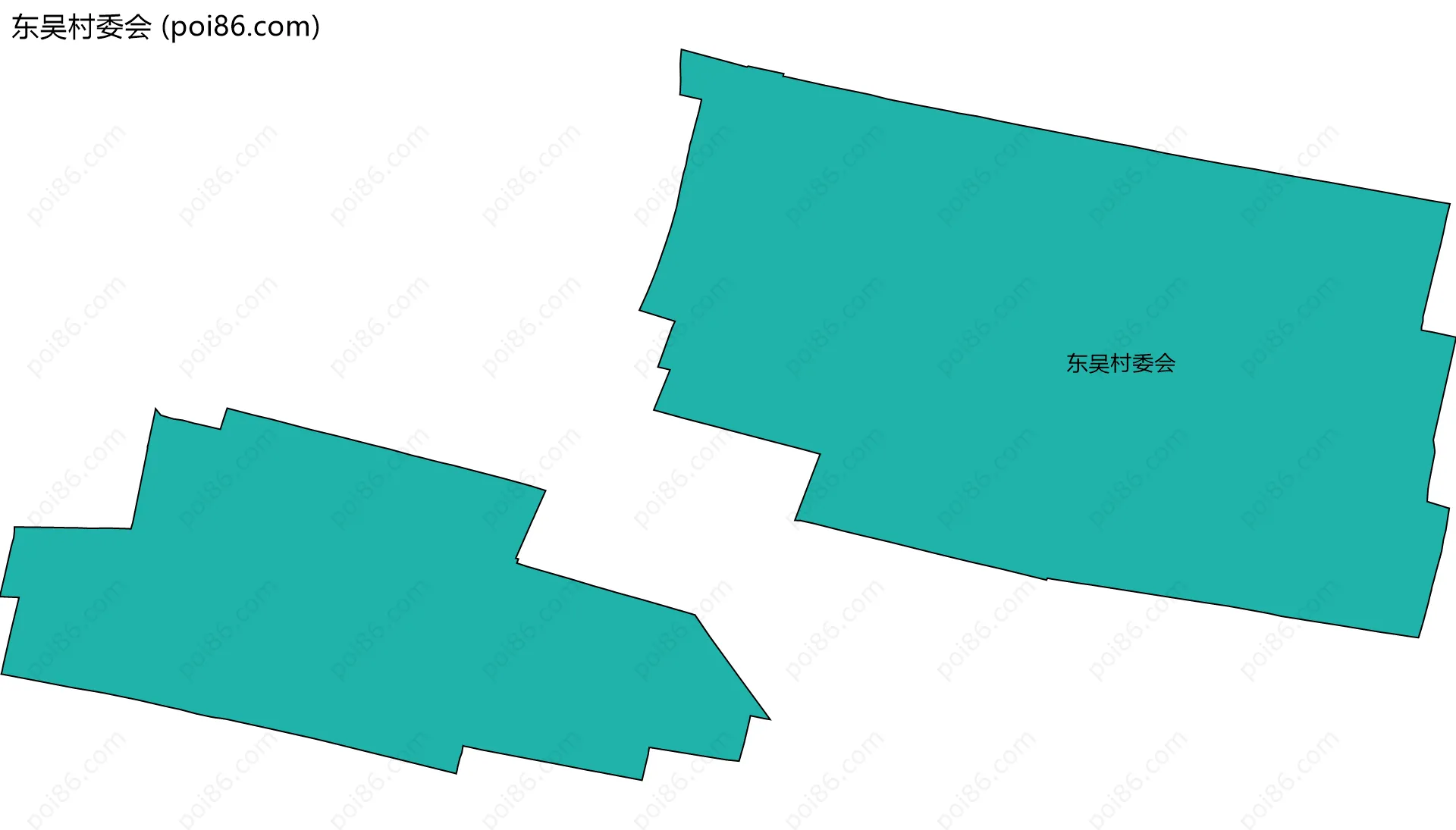 东吴村委会边界地图