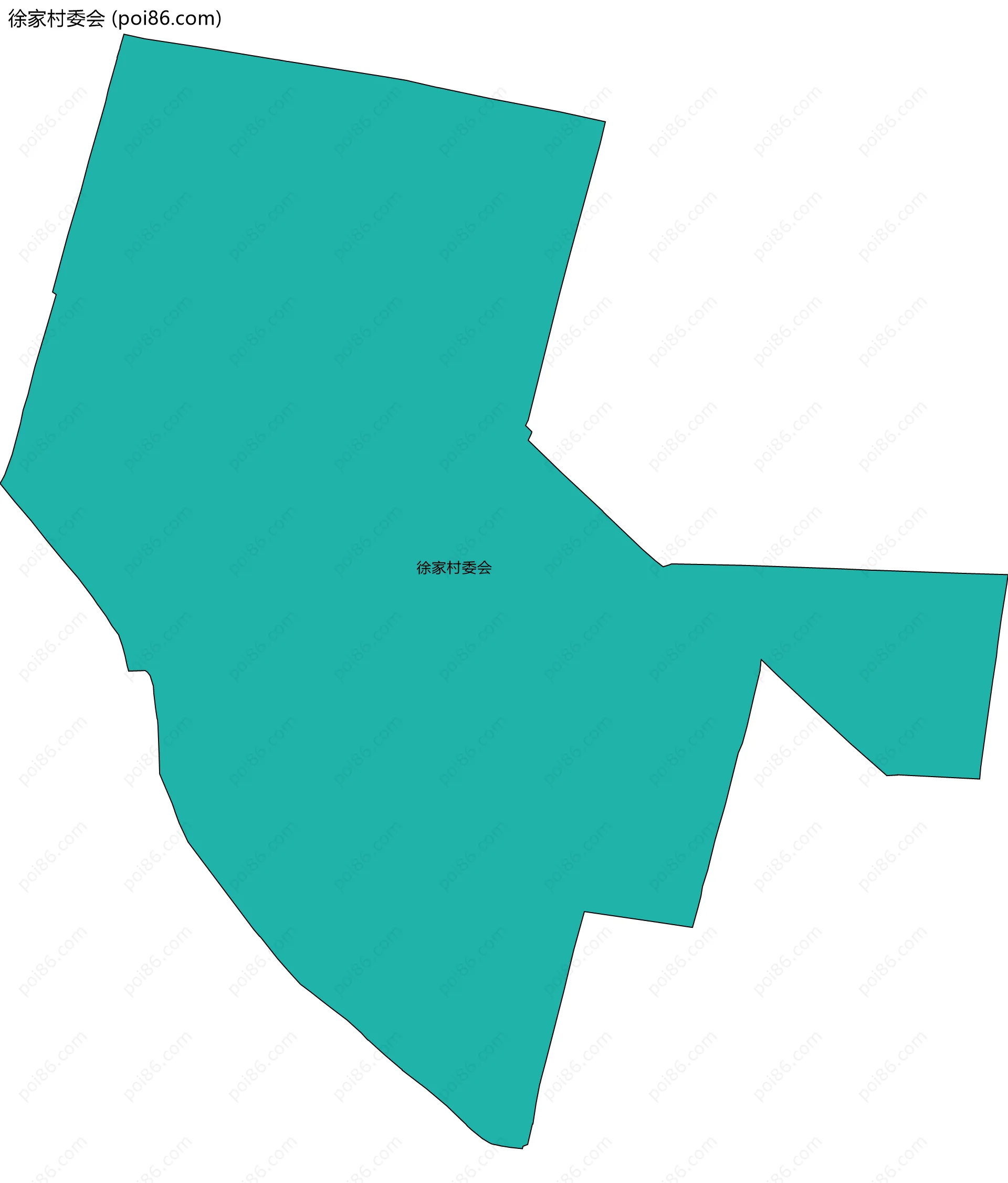 徐家村委会边界地图