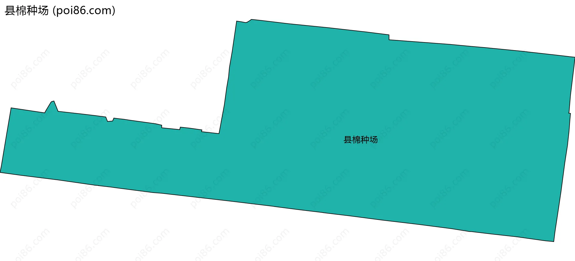 县棉种场边界地图