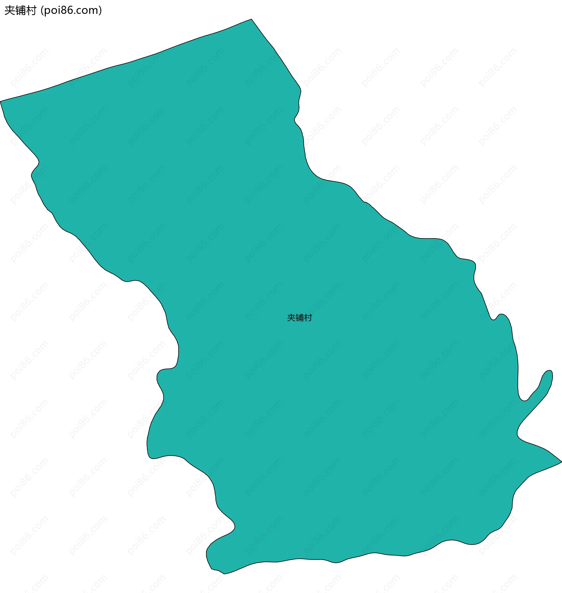 夹铺村边界地图