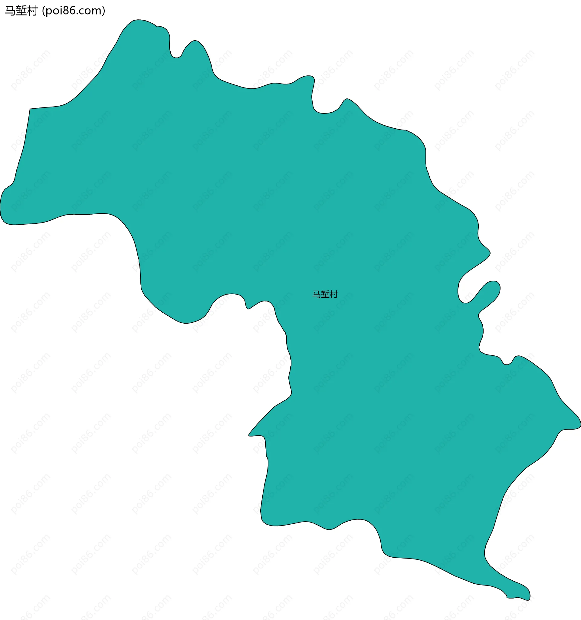 马堑村边界地图