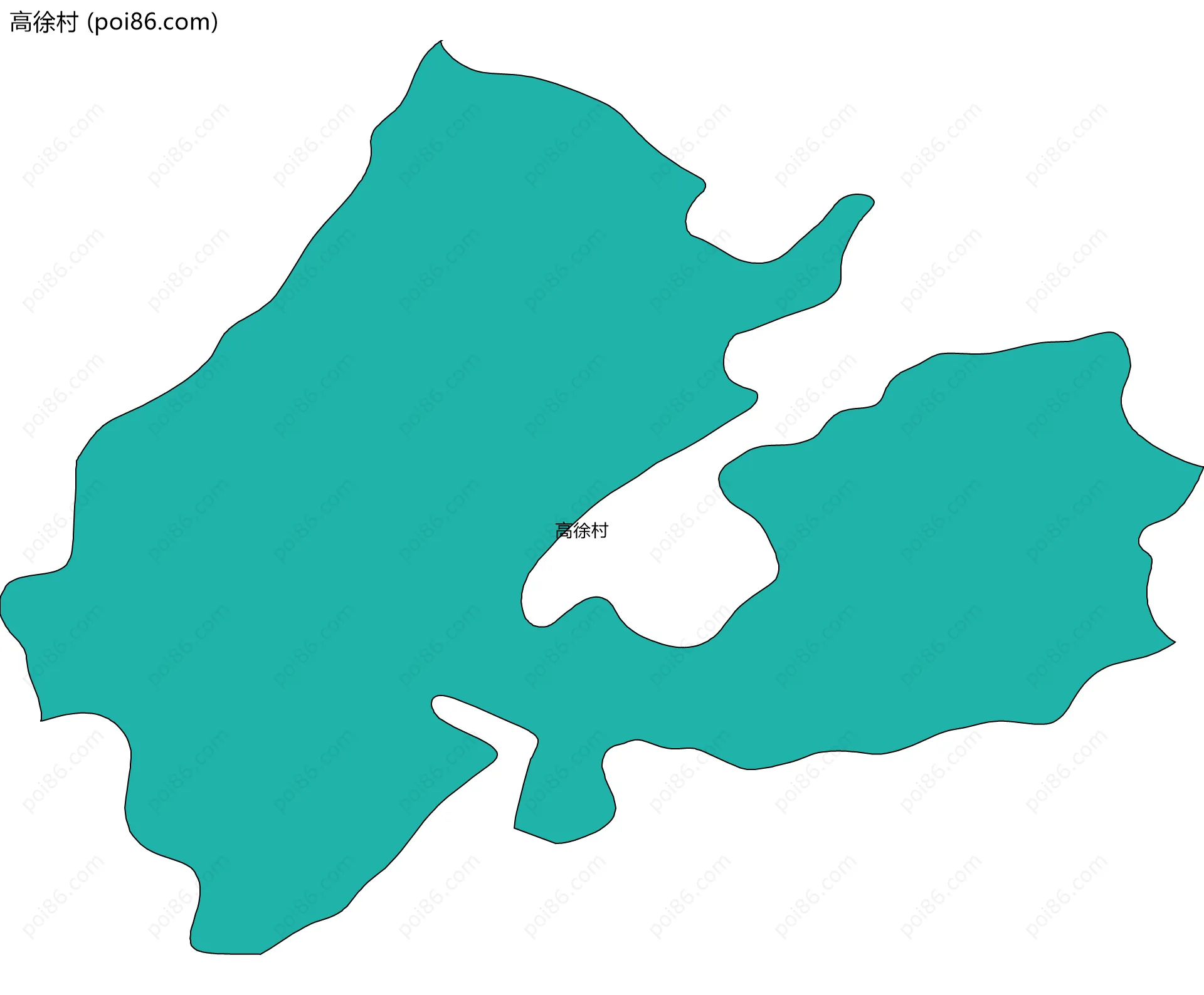 高徐村边界地图