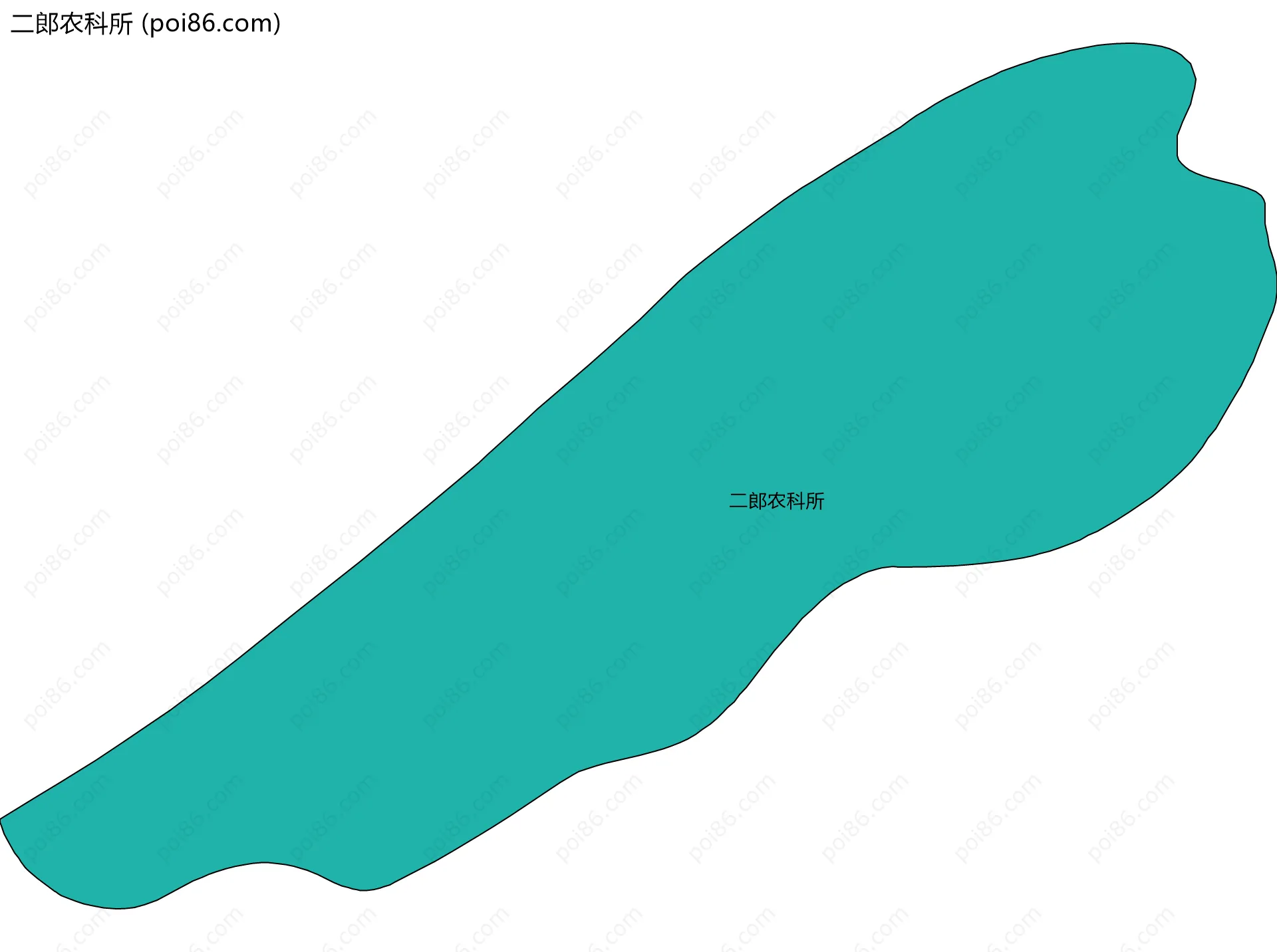 二郎农科所边界地图