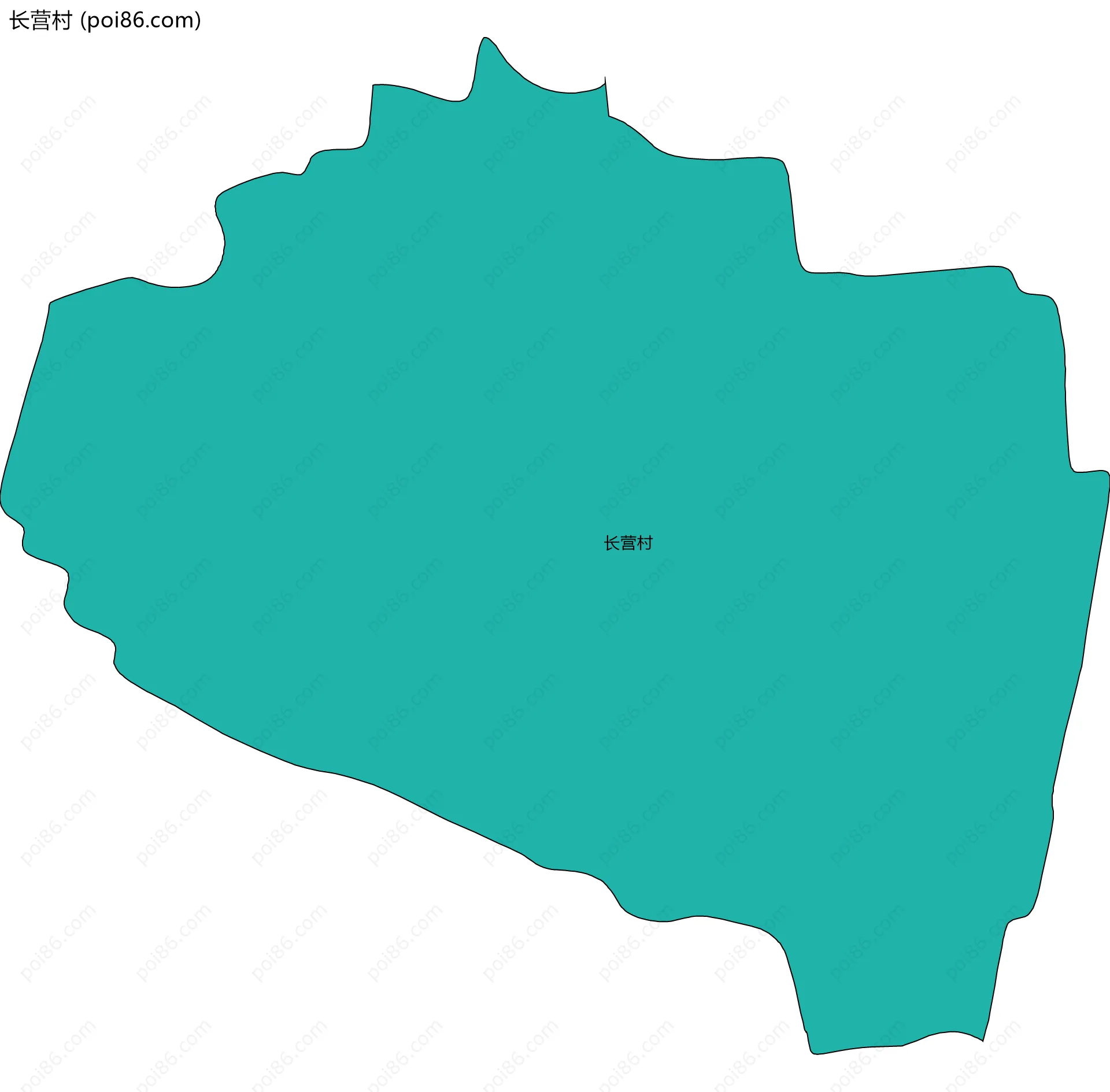 长营村边界地图