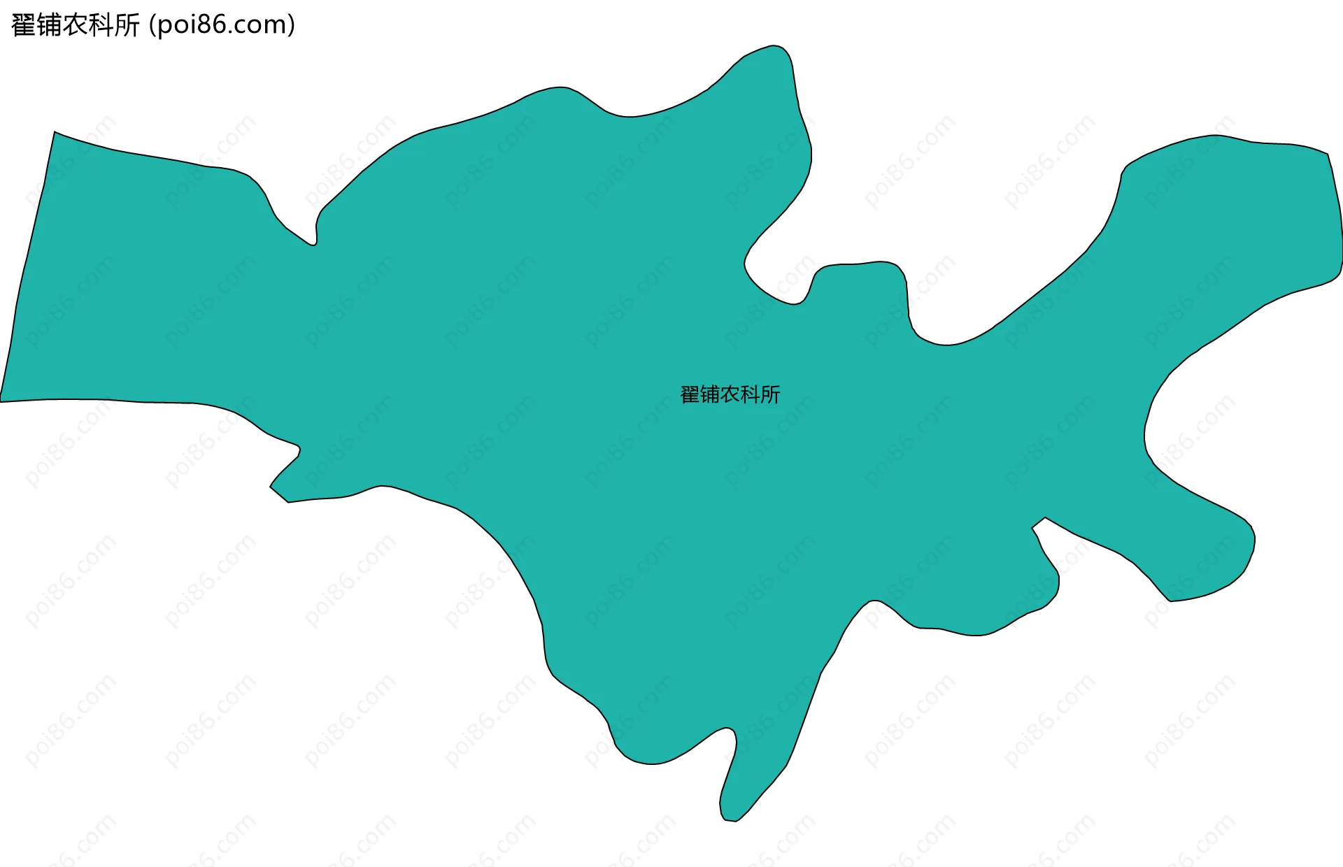 翟铺农科所边界地图