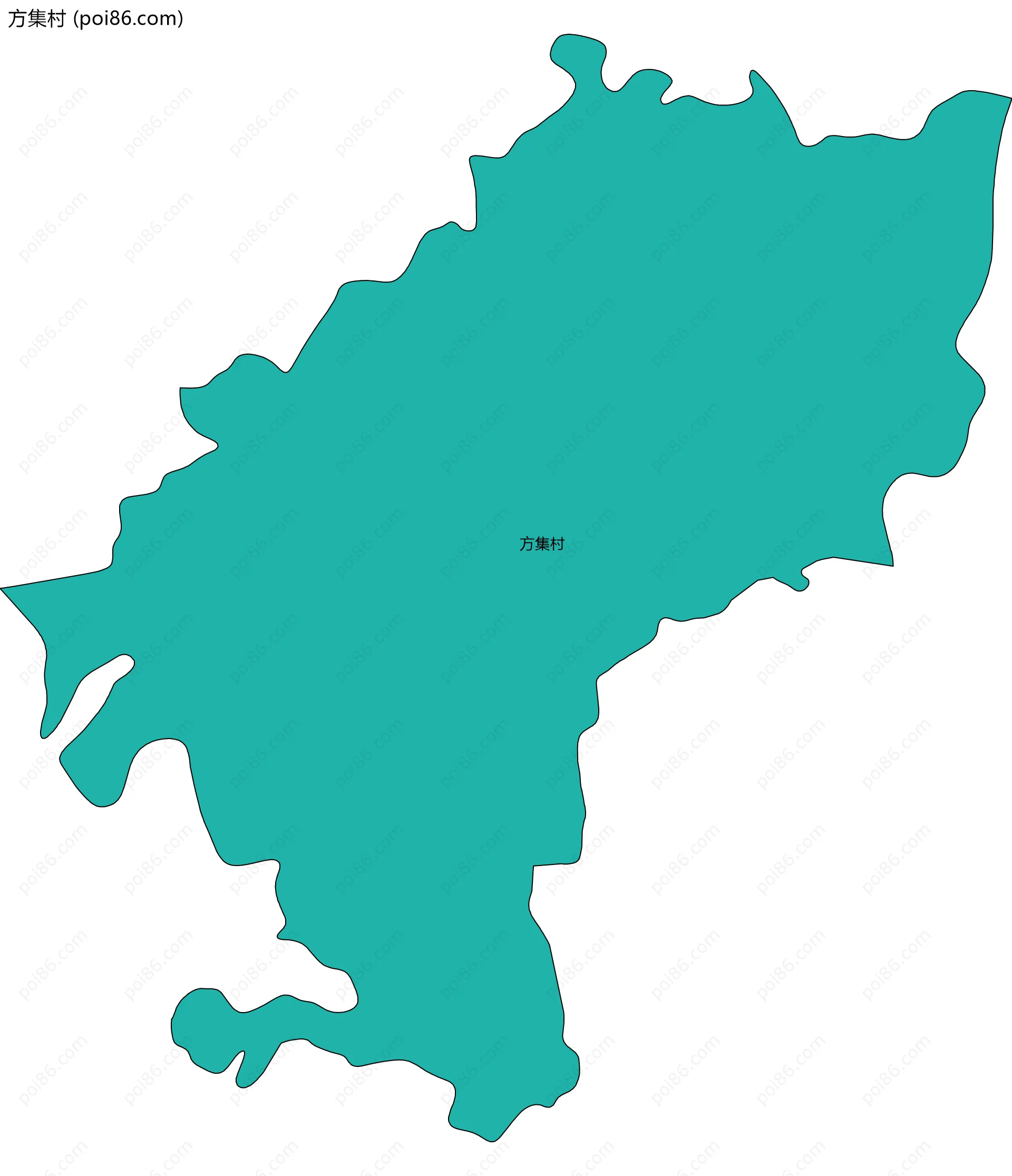 方集村边界地图