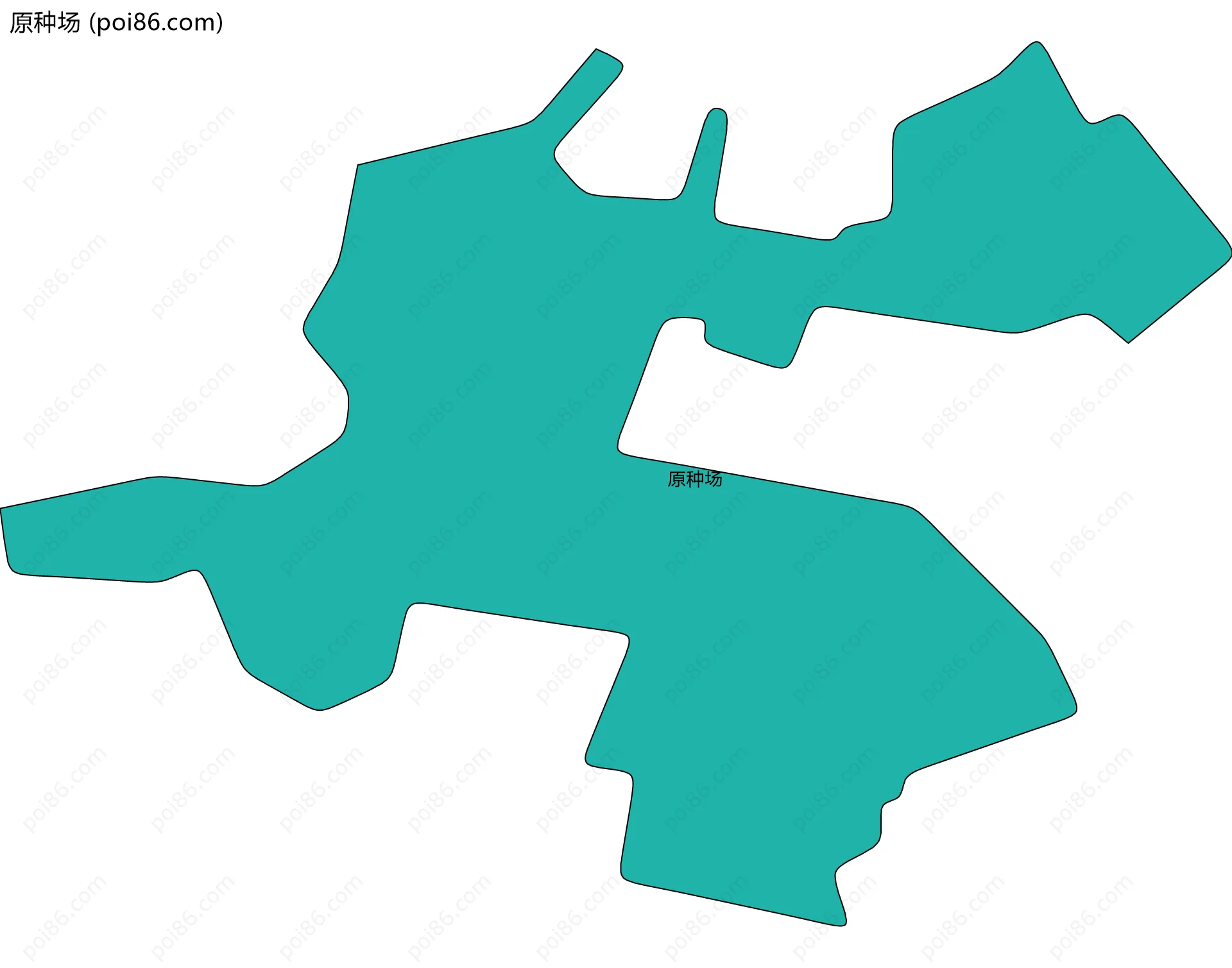 原种场边界地图