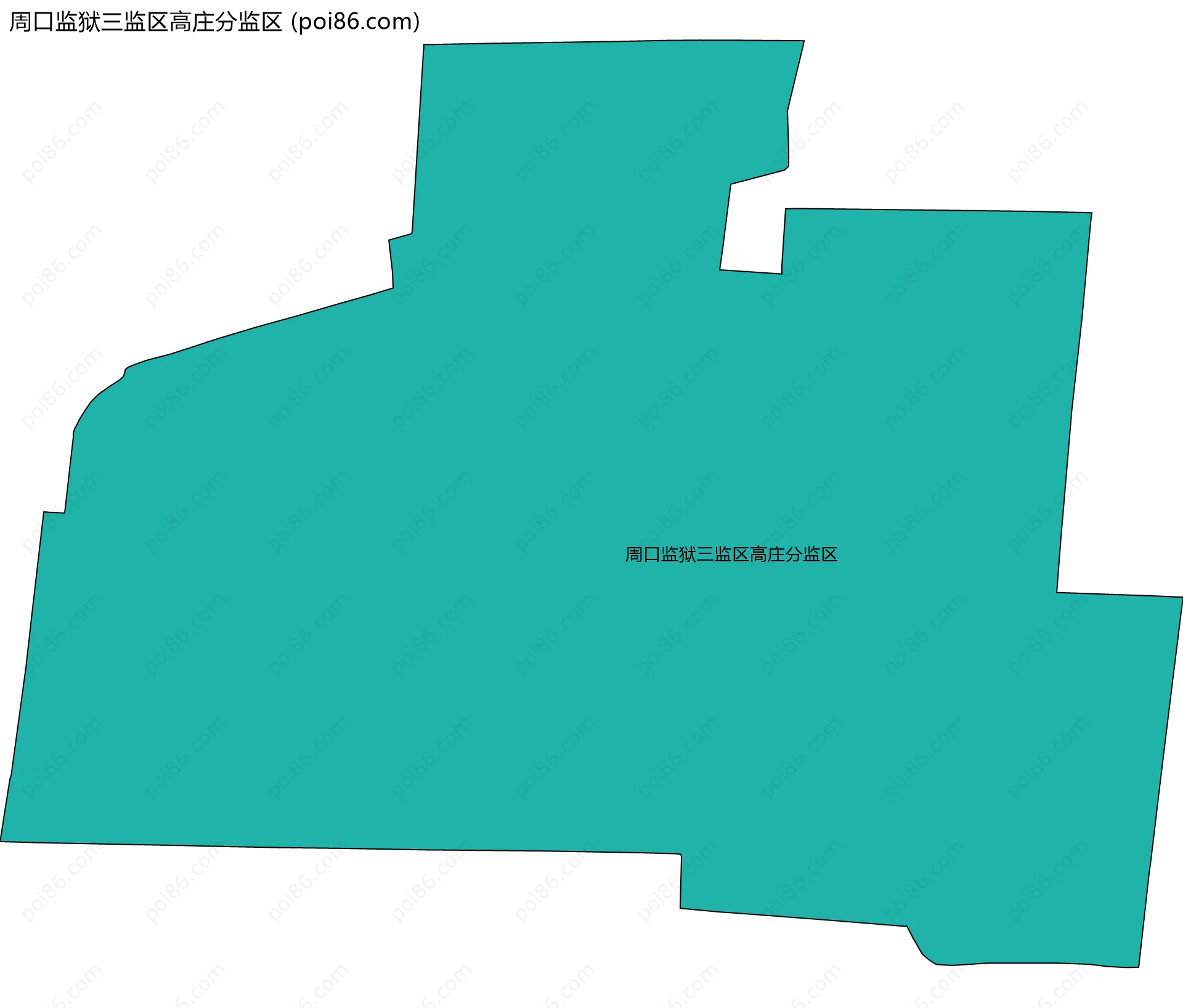 周口监狱三监区高庄分监区边界地图