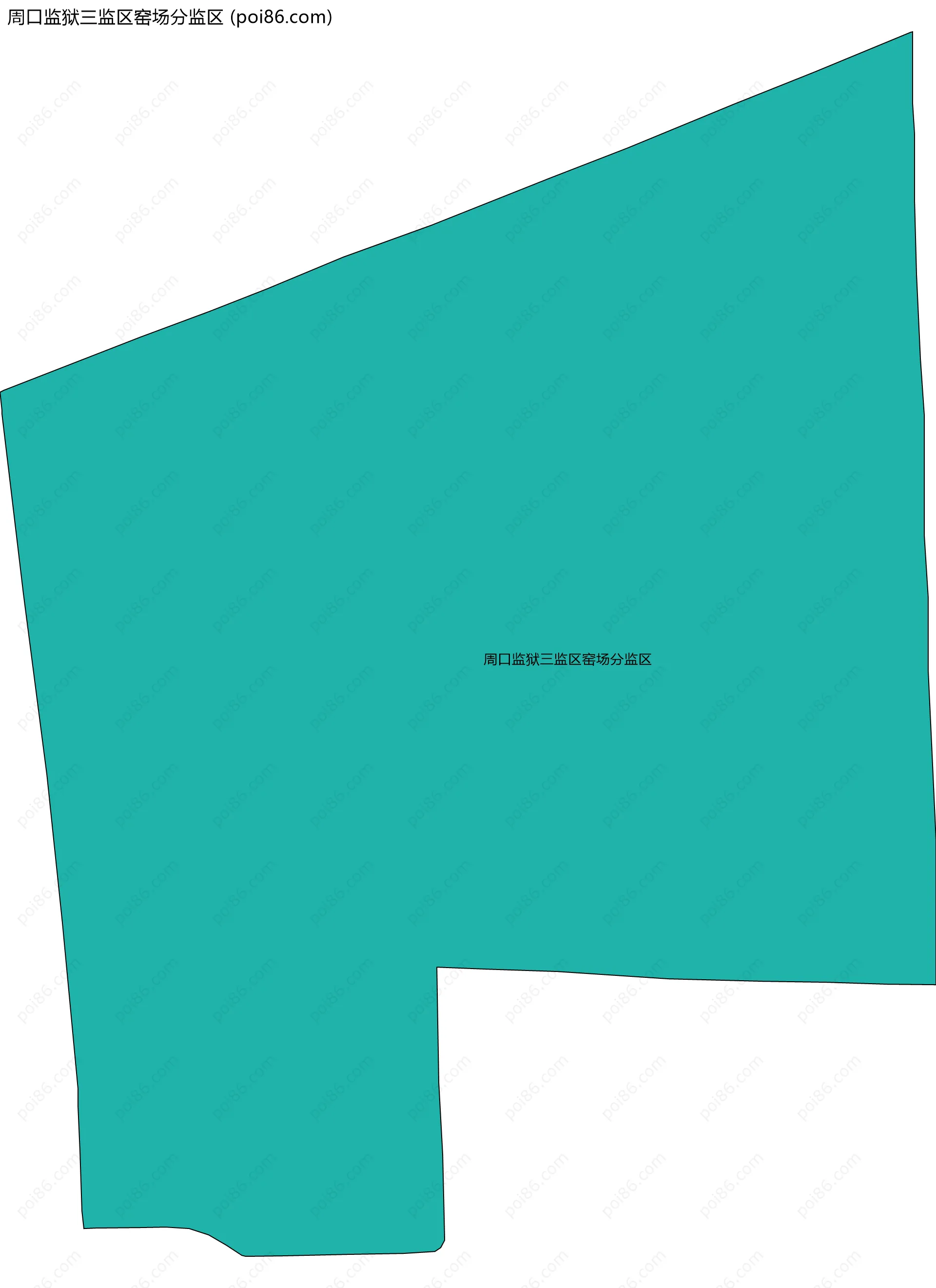 周口监狱三监区窑场分监区边界地图