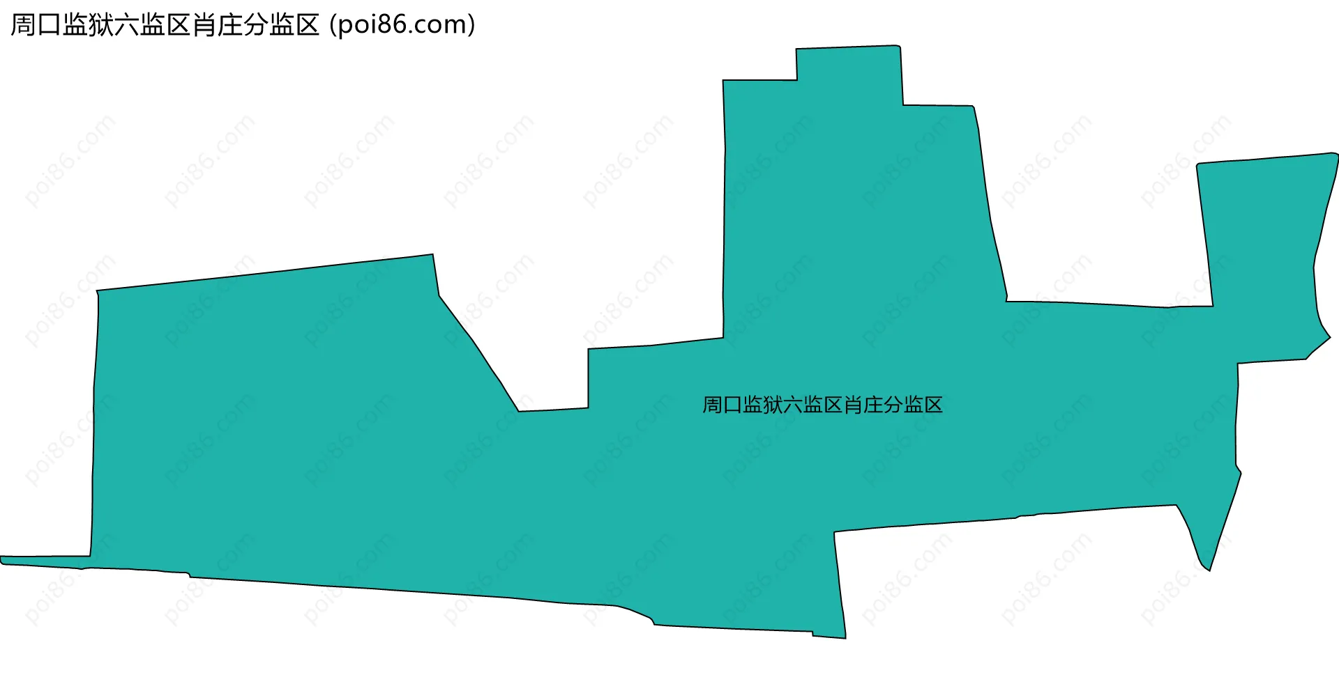 周口监狱六监区肖庄分监区边界地图