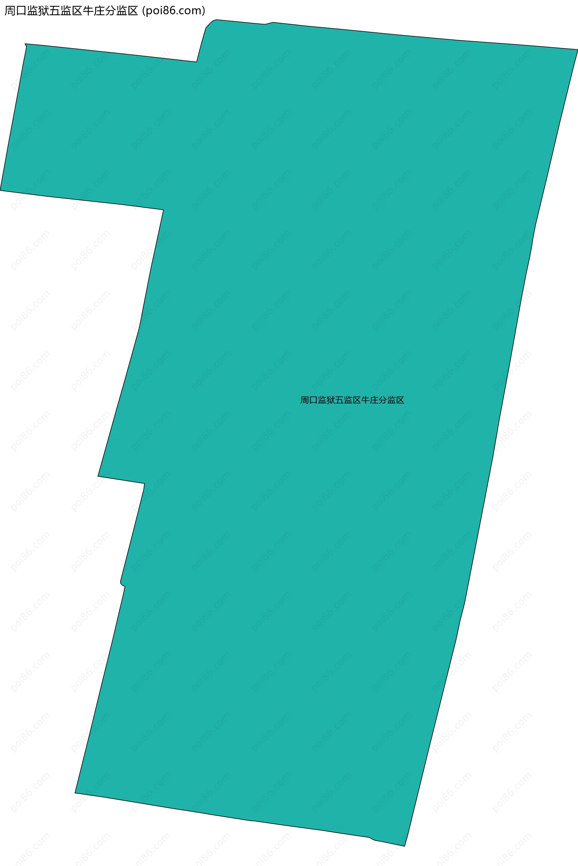 周口监狱五监区牛庄分监区边界地图