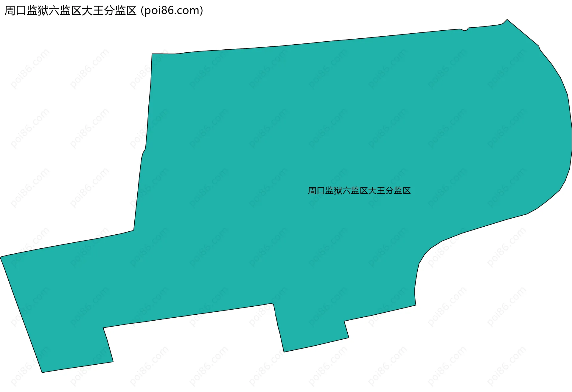 周口监狱六监区大王分监区边界地图