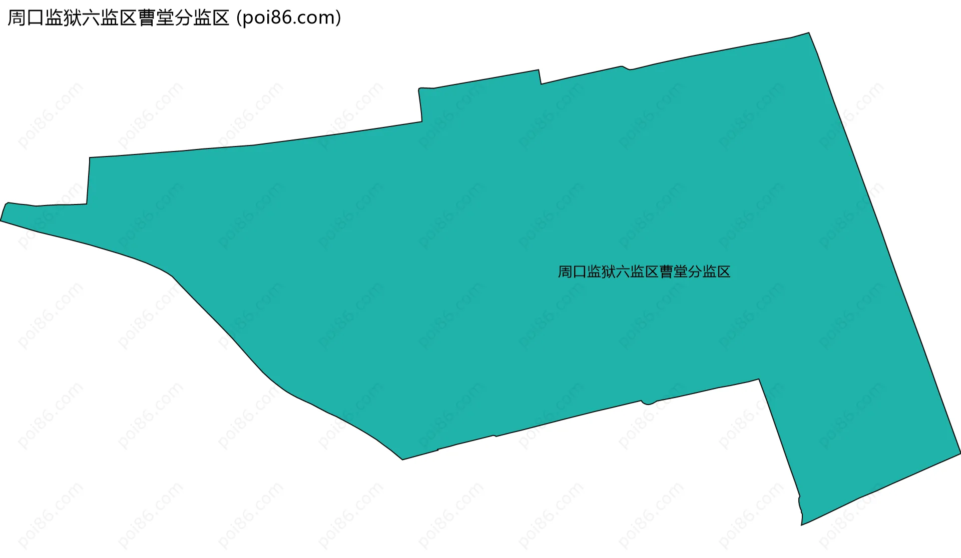 周口监狱六监区曹堂分监区边界地图