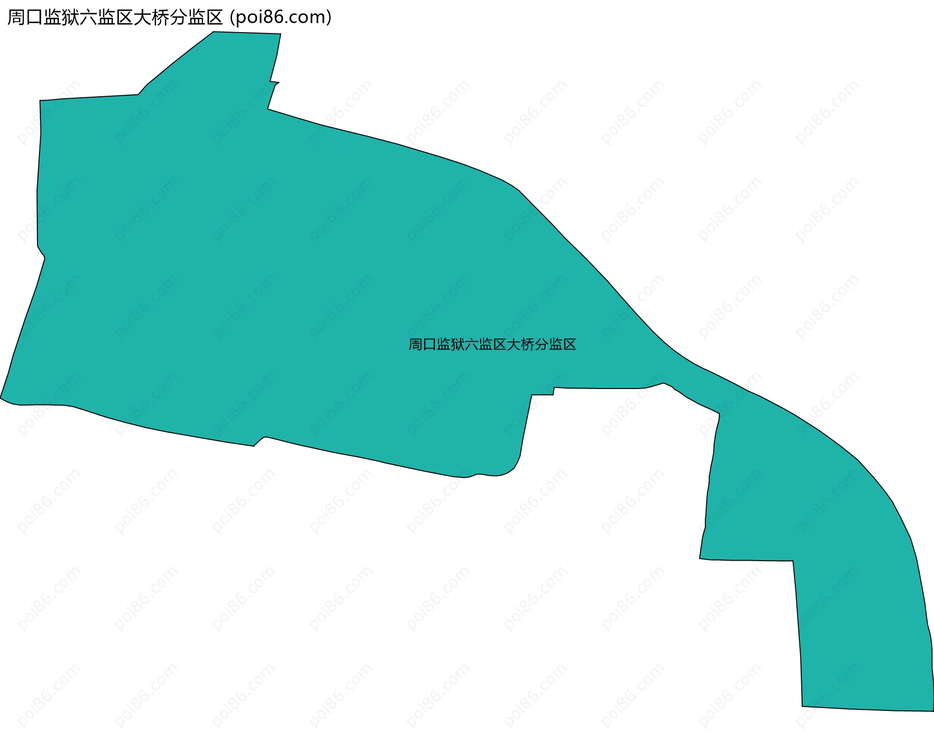 周口监狱六监区大桥分监区边界地图