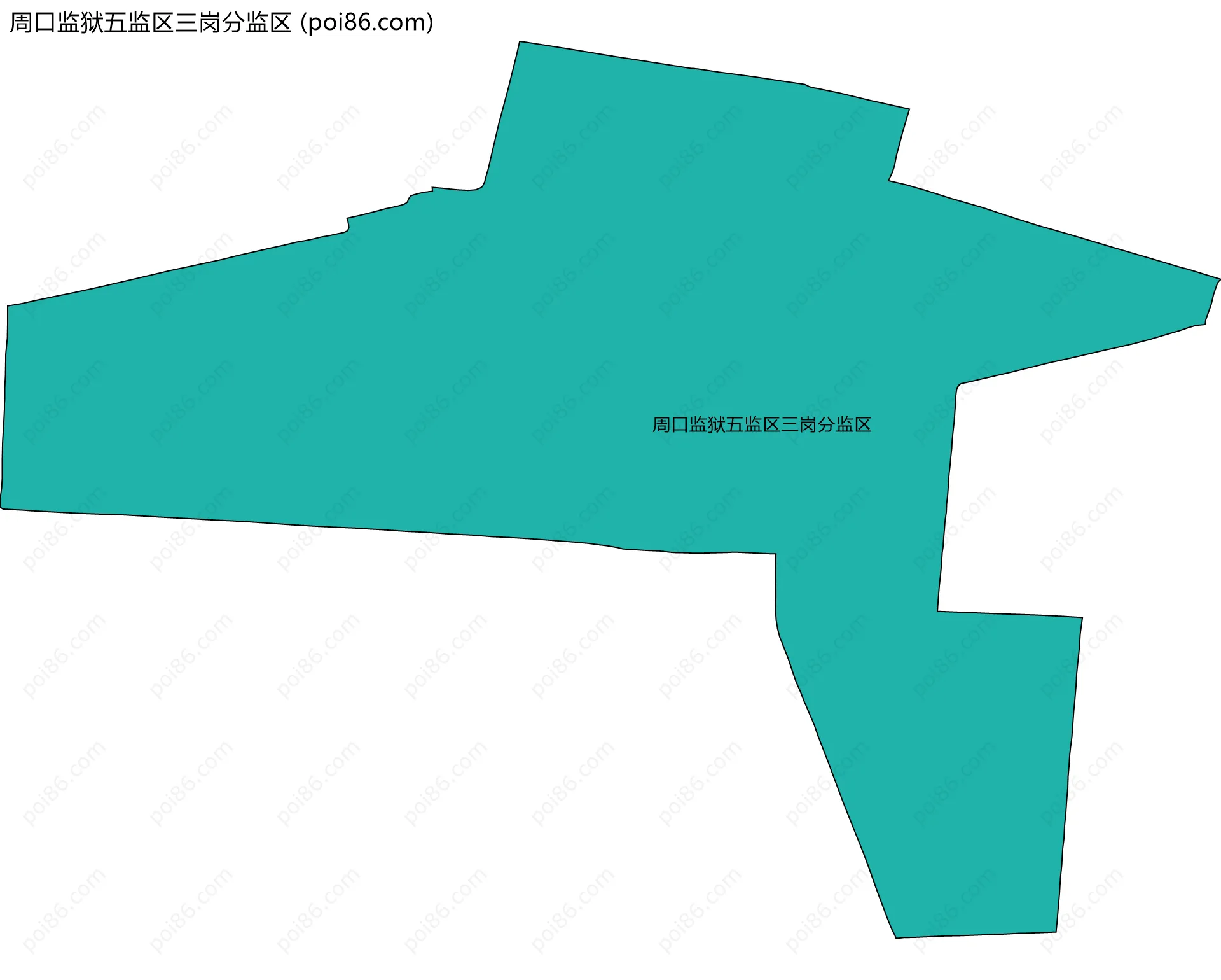 周口监狱五监区三岗分监区边界地图