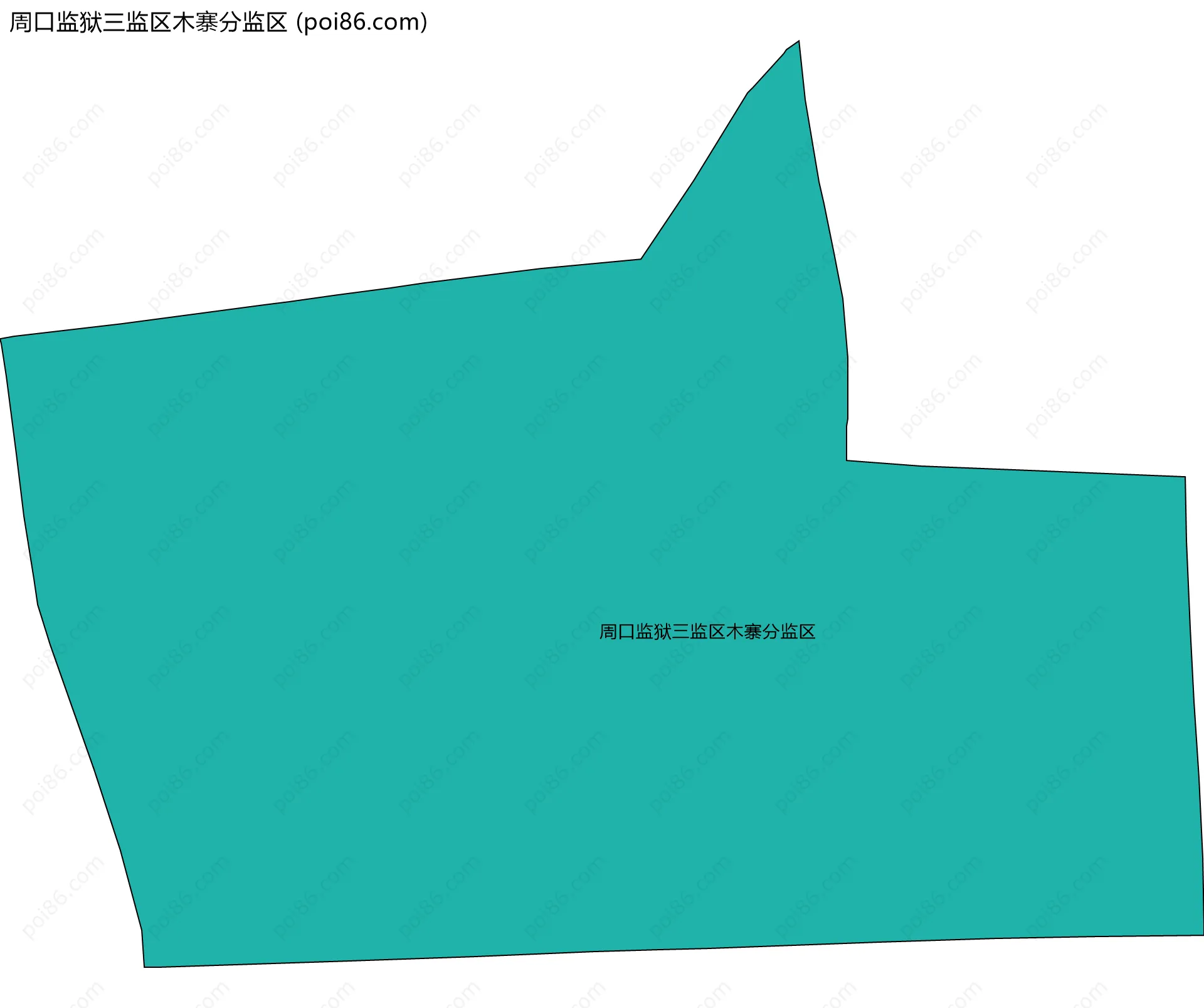 周口监狱三监区木寨分监区边界地图