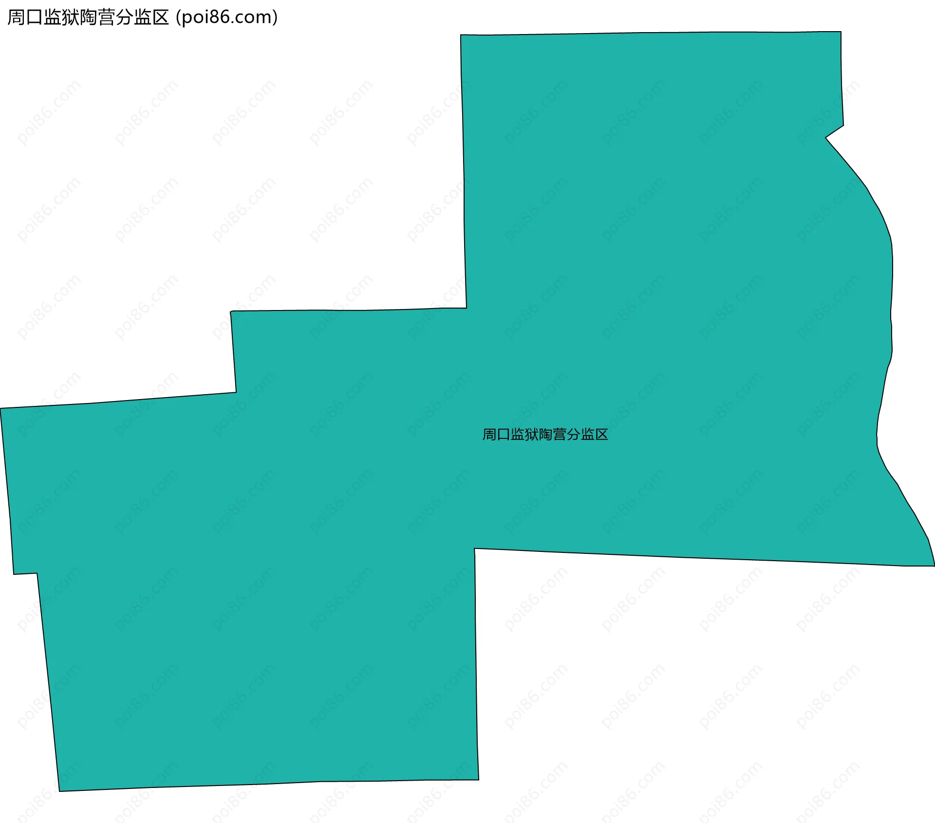 周口监狱陶营分监区边界地图