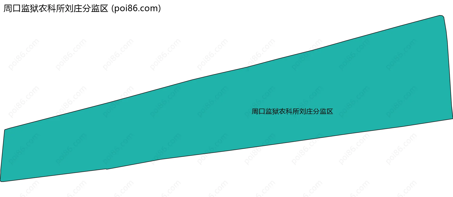 周口监狱农科所刘庄分监区边界地图