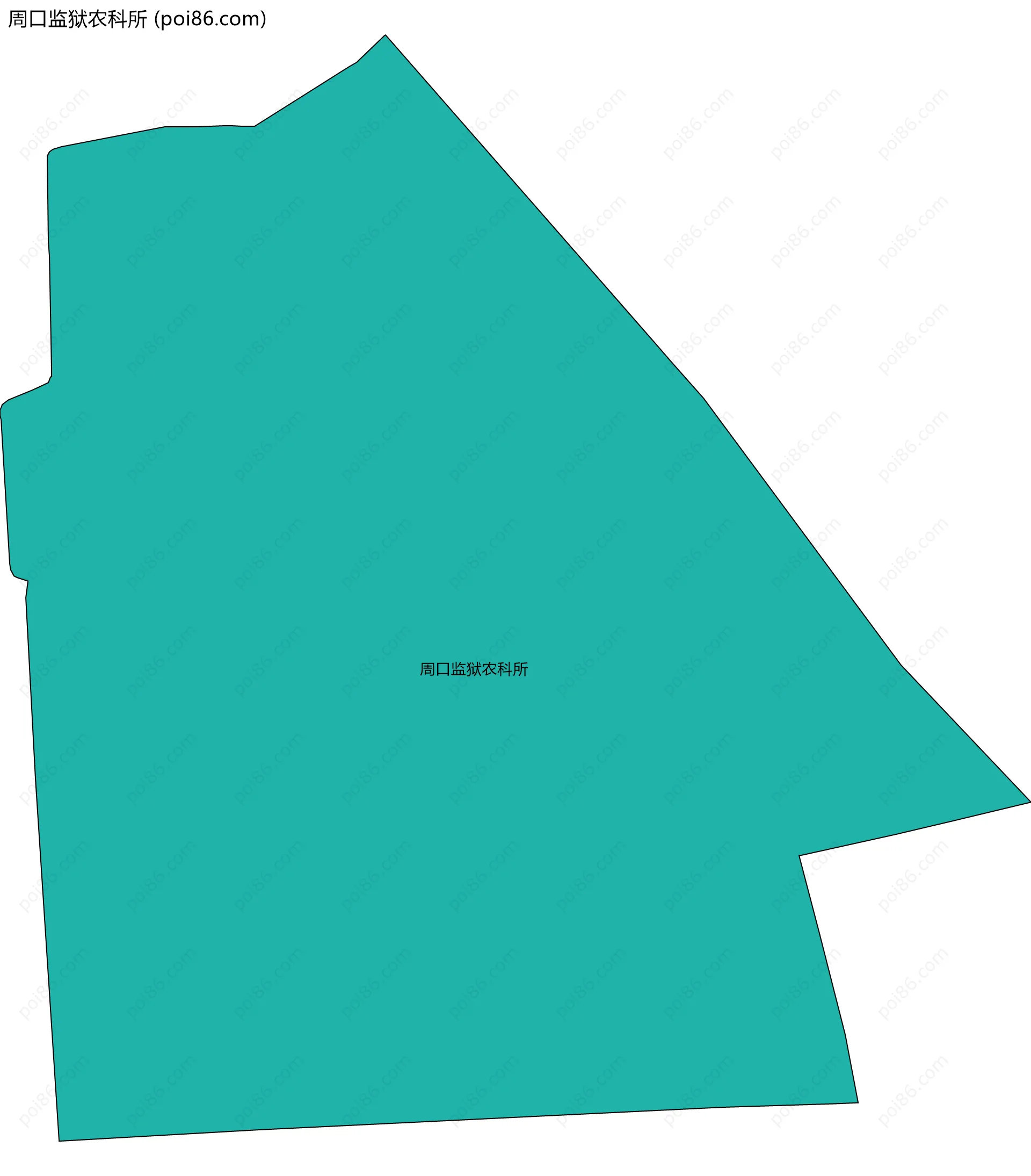 周口监狱农科所边界地图