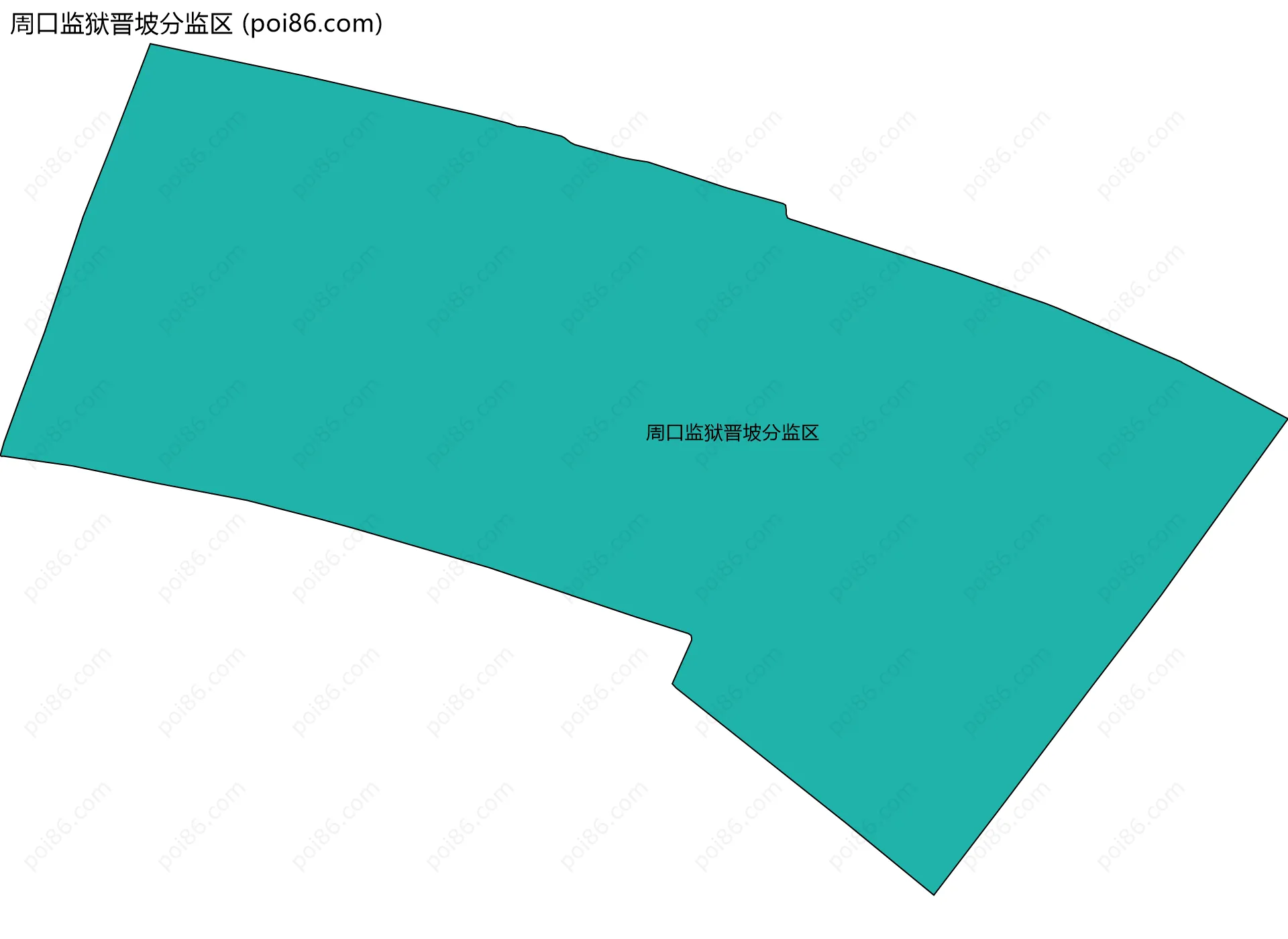 周口监狱晋坡分监区边界地图