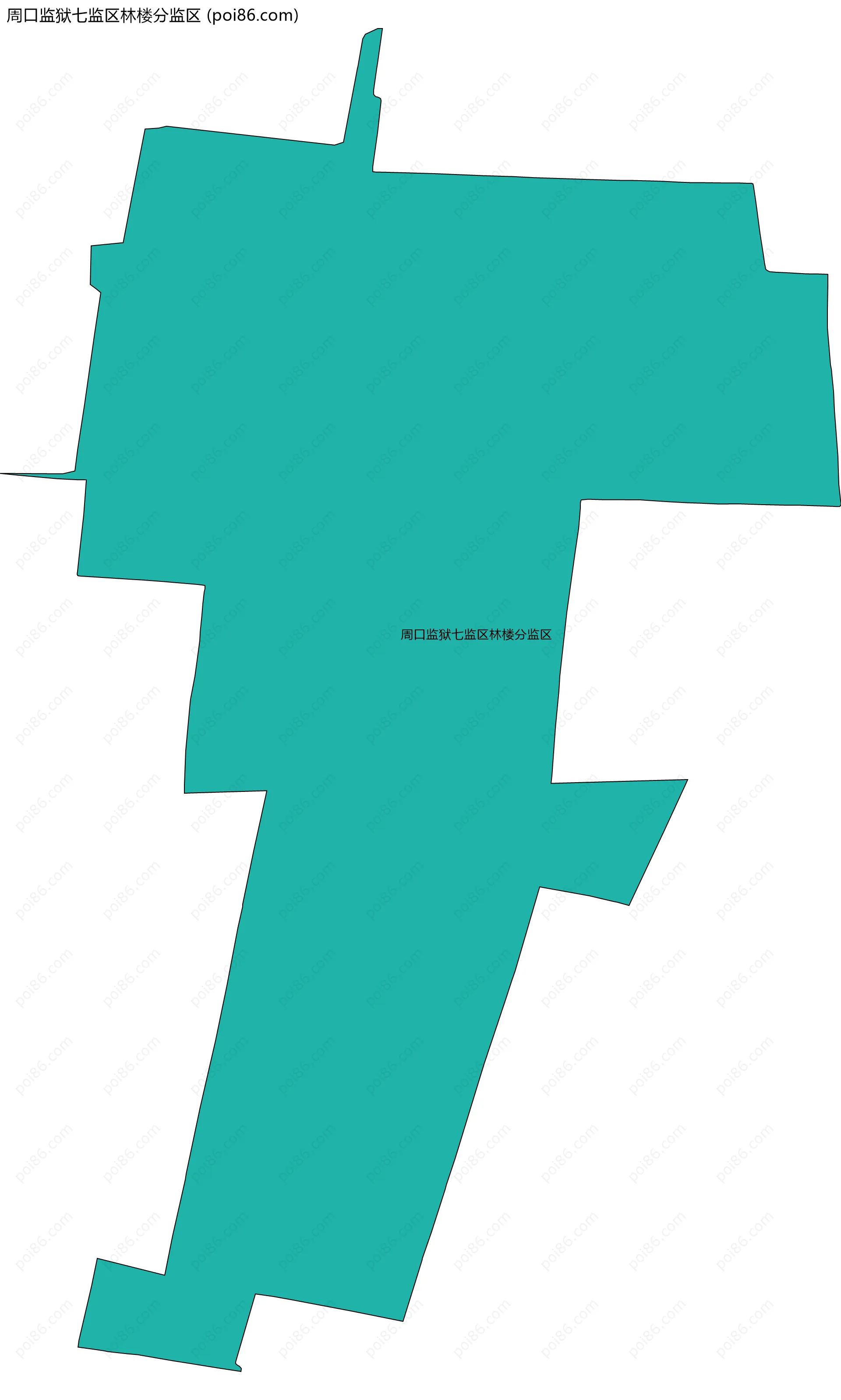周口监狱七监区林楼分监区边界地图