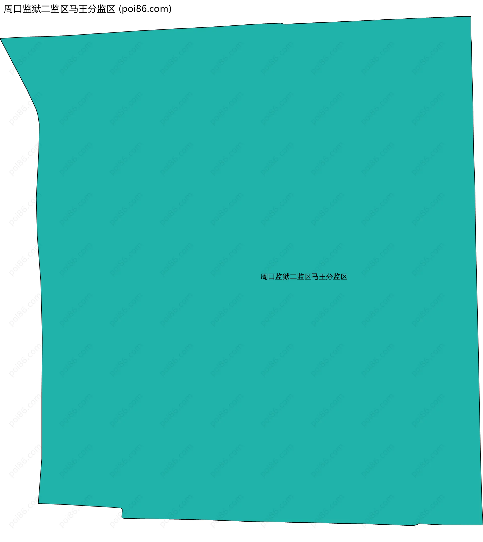 周口监狱二监区马王分监区边界地图