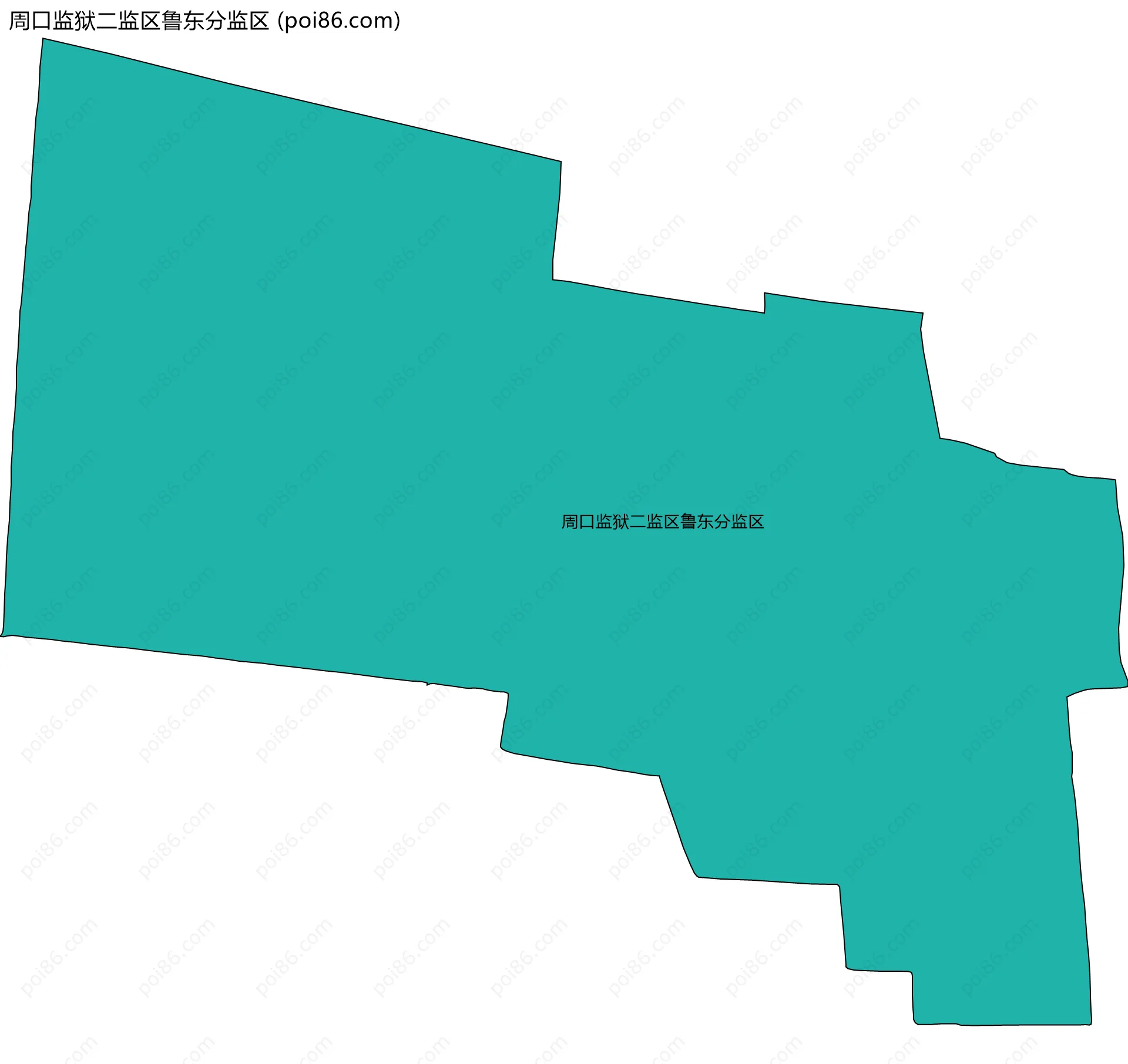 周口监狱二监区鲁东分监区边界地图
