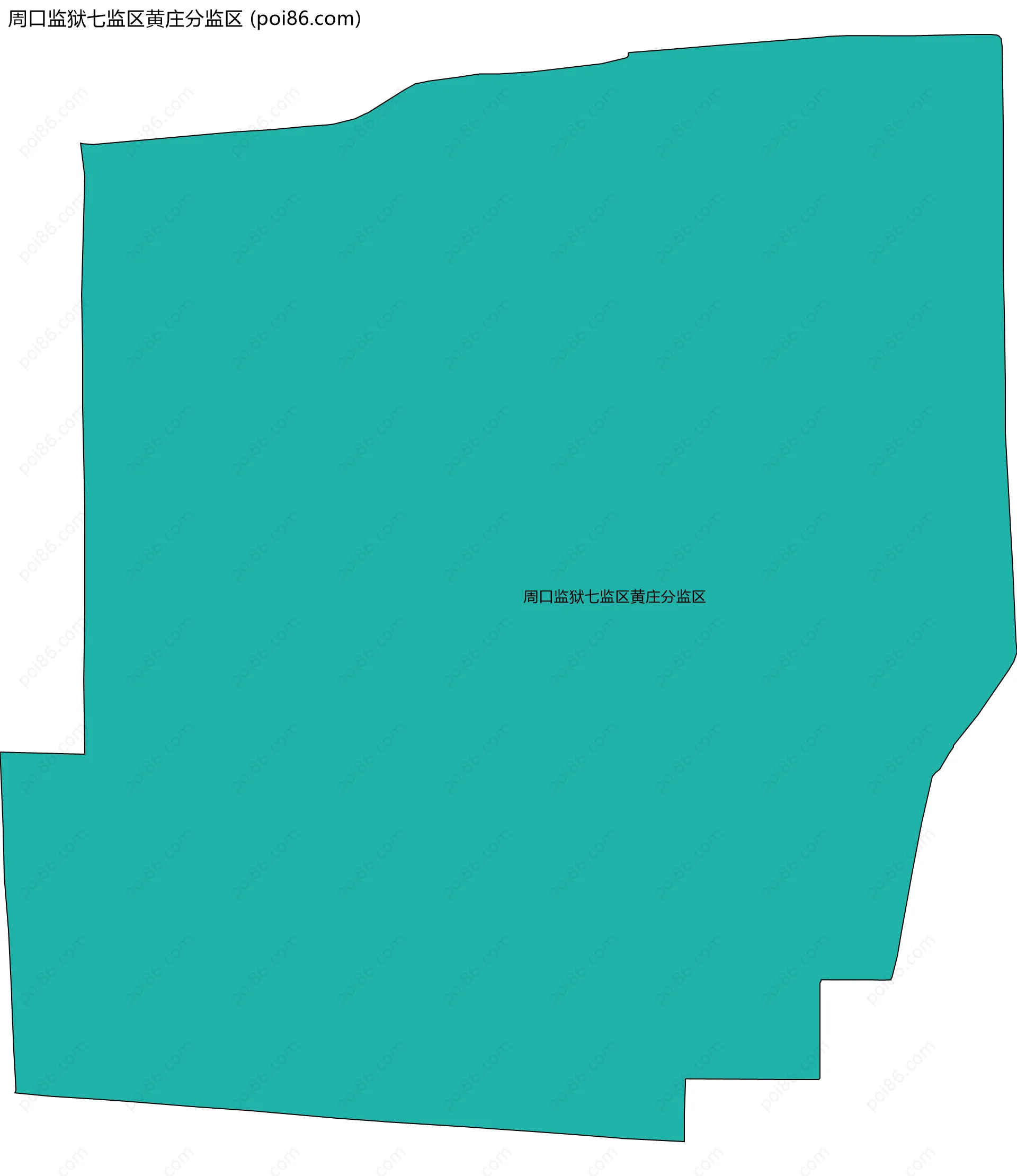 周口监狱七监区黄庄分监区边界地图