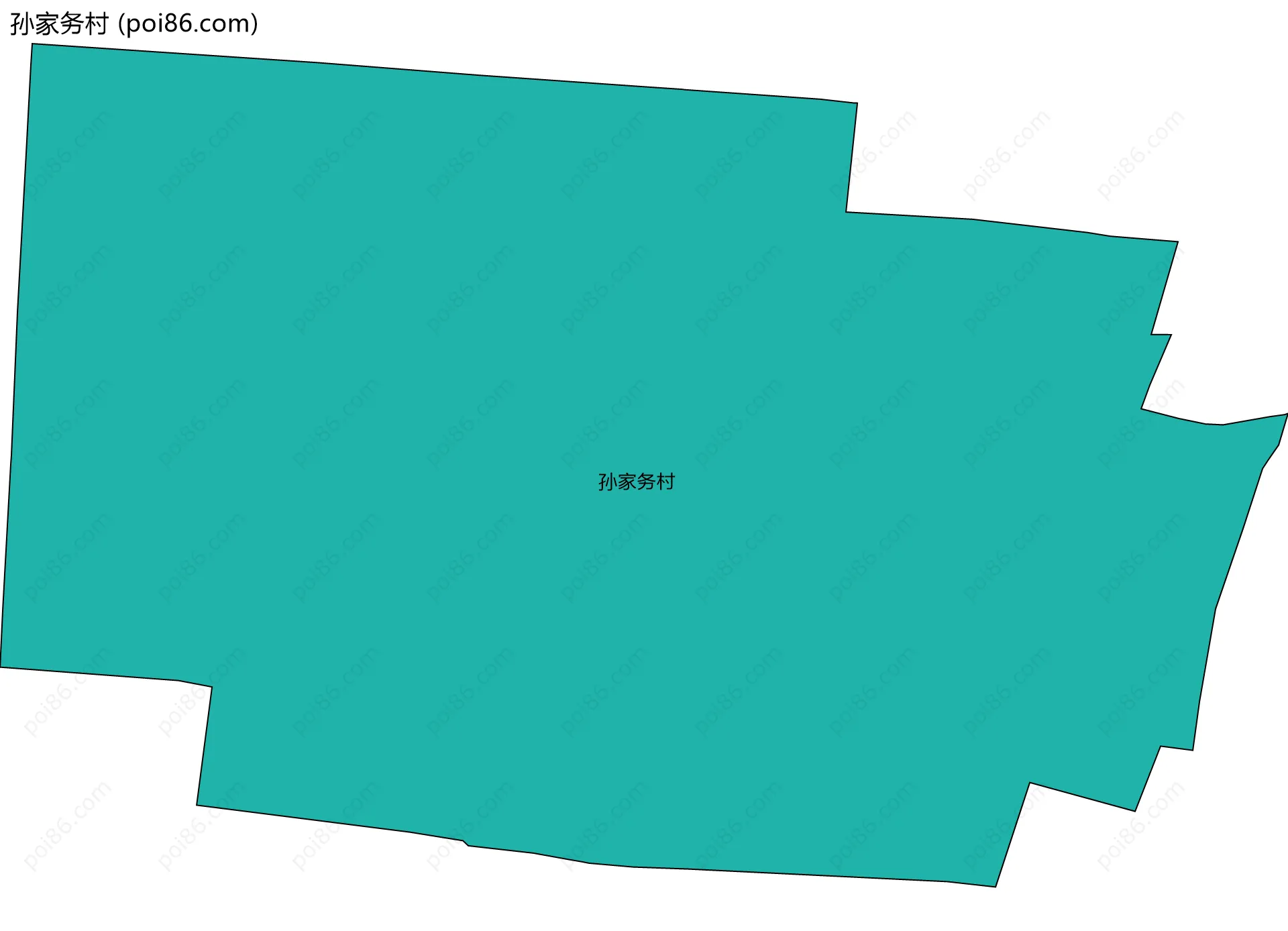 孙家务村边界地图