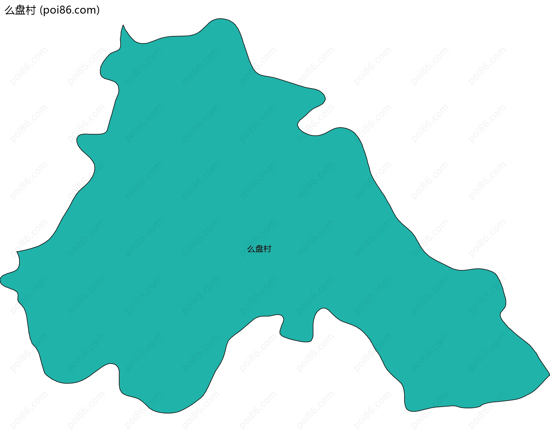 么盘村边界地图