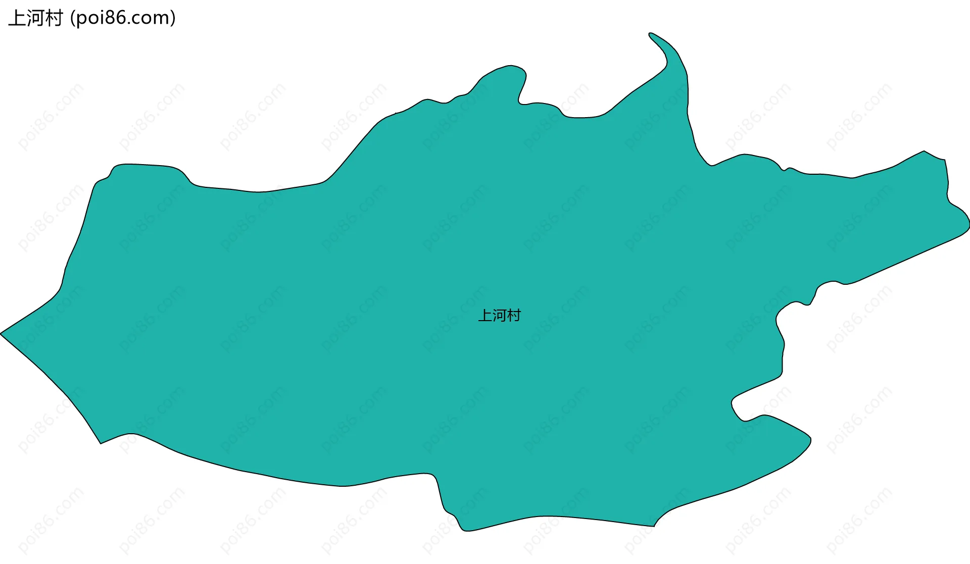 上河村边界地图