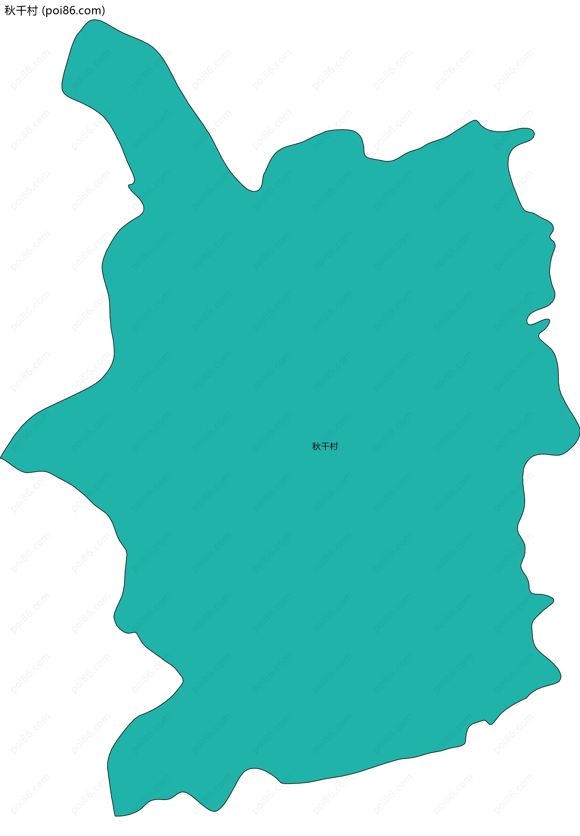 秋千村边界地图