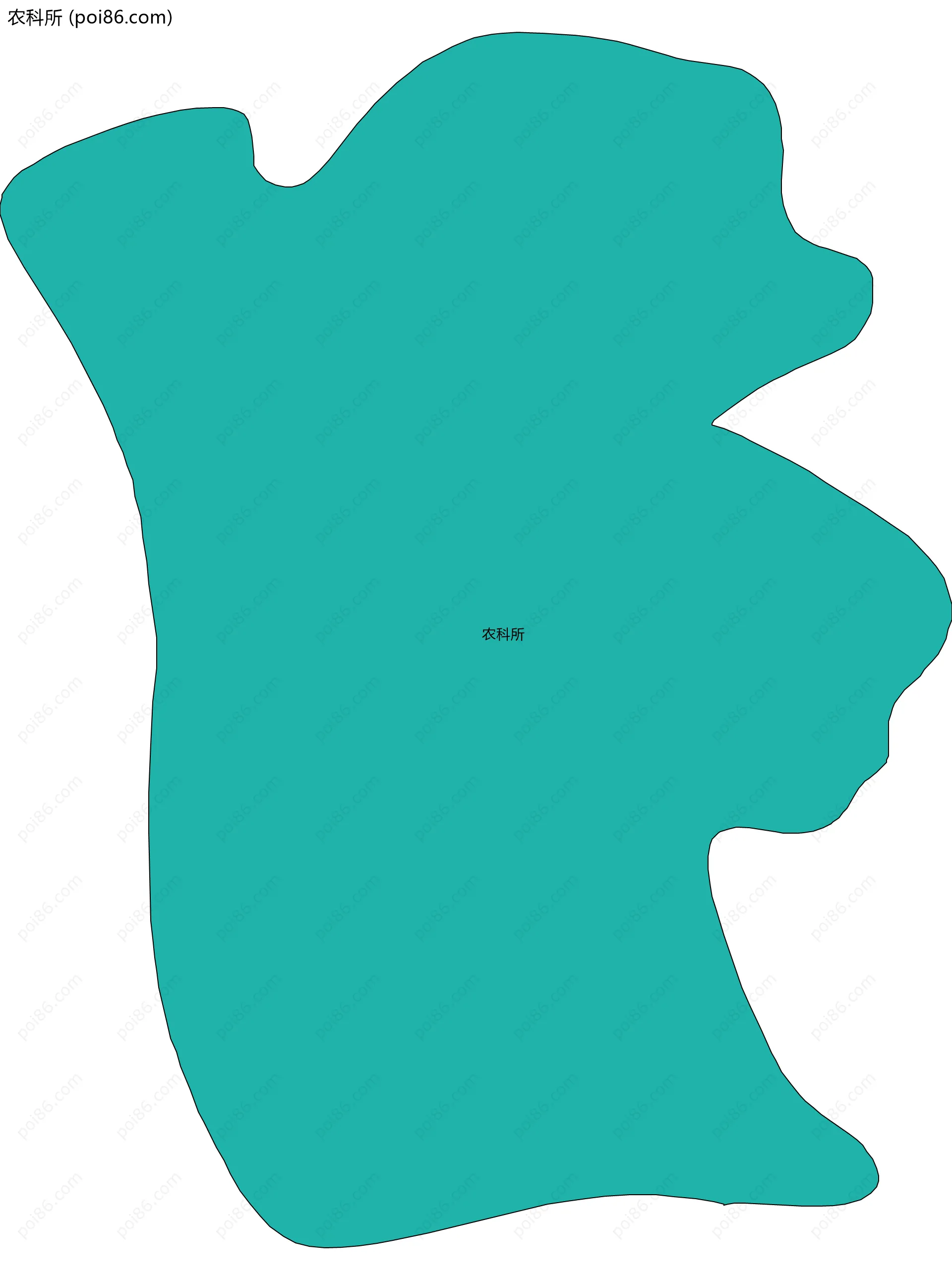 农科所边界地图