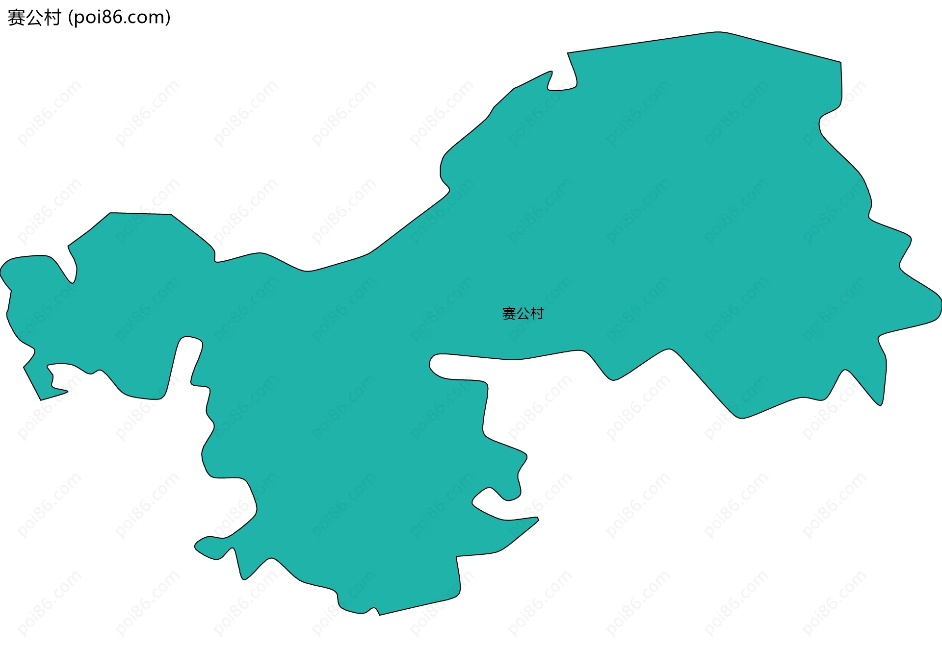 赛公村边界地图