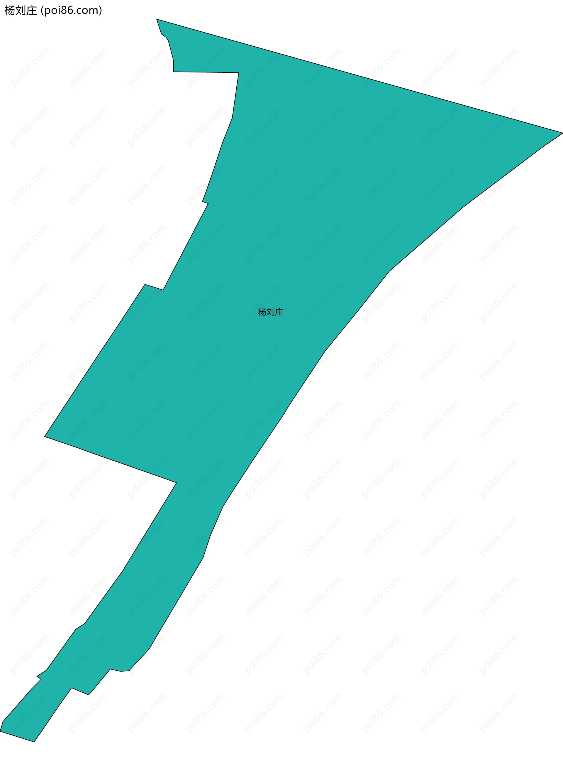 杨刘庄边界地图