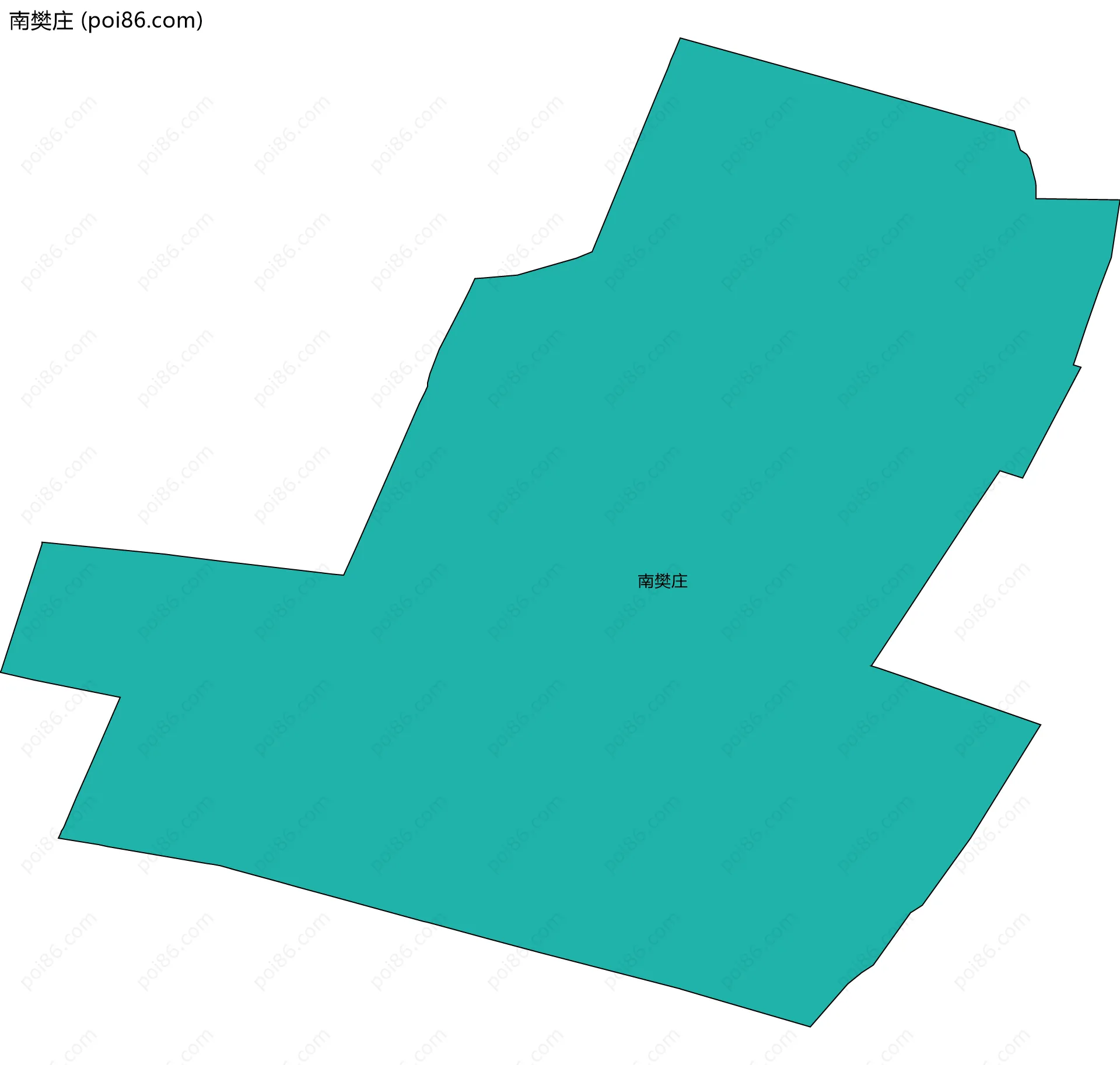 南樊庄边界地图