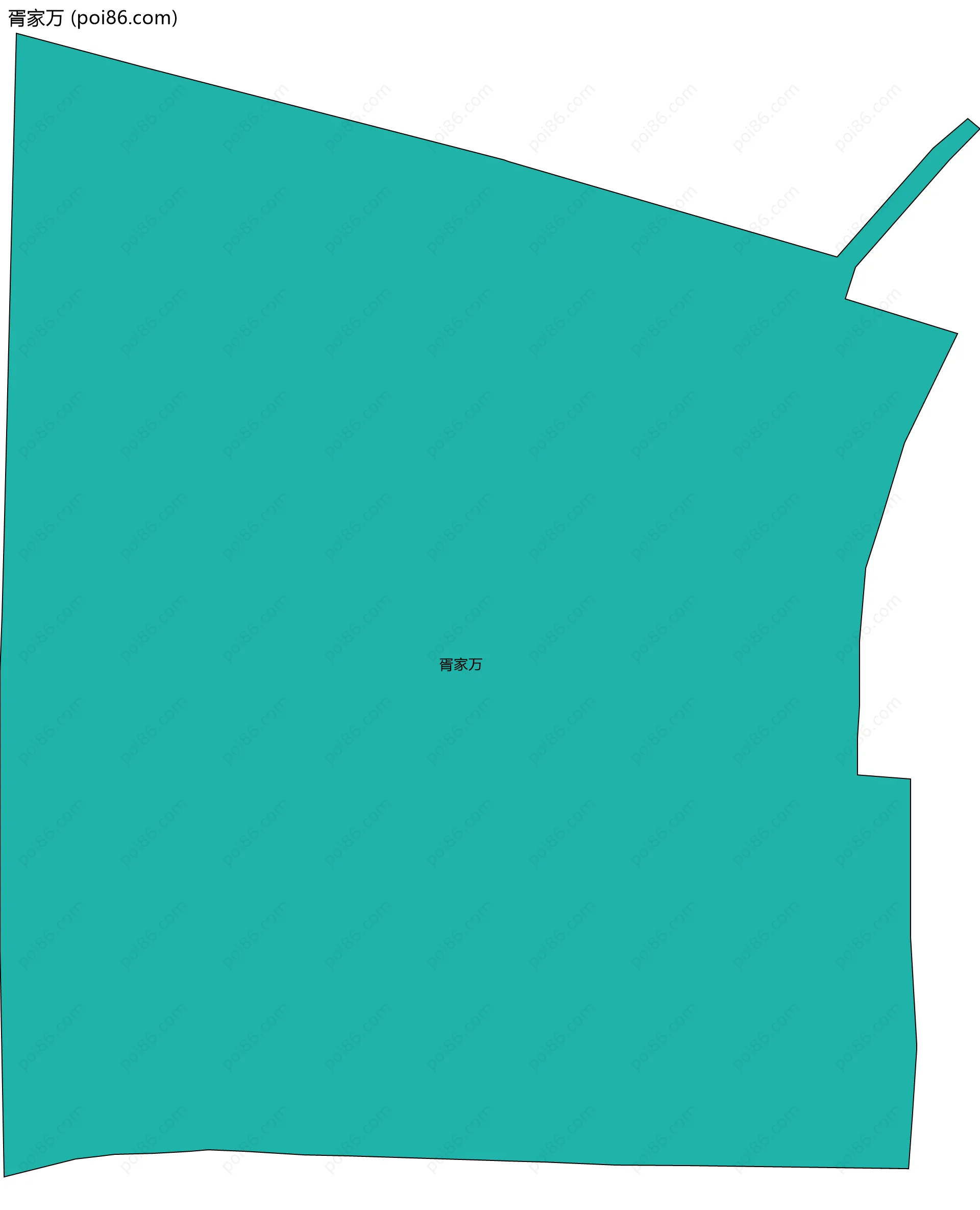 胥家万边界地图