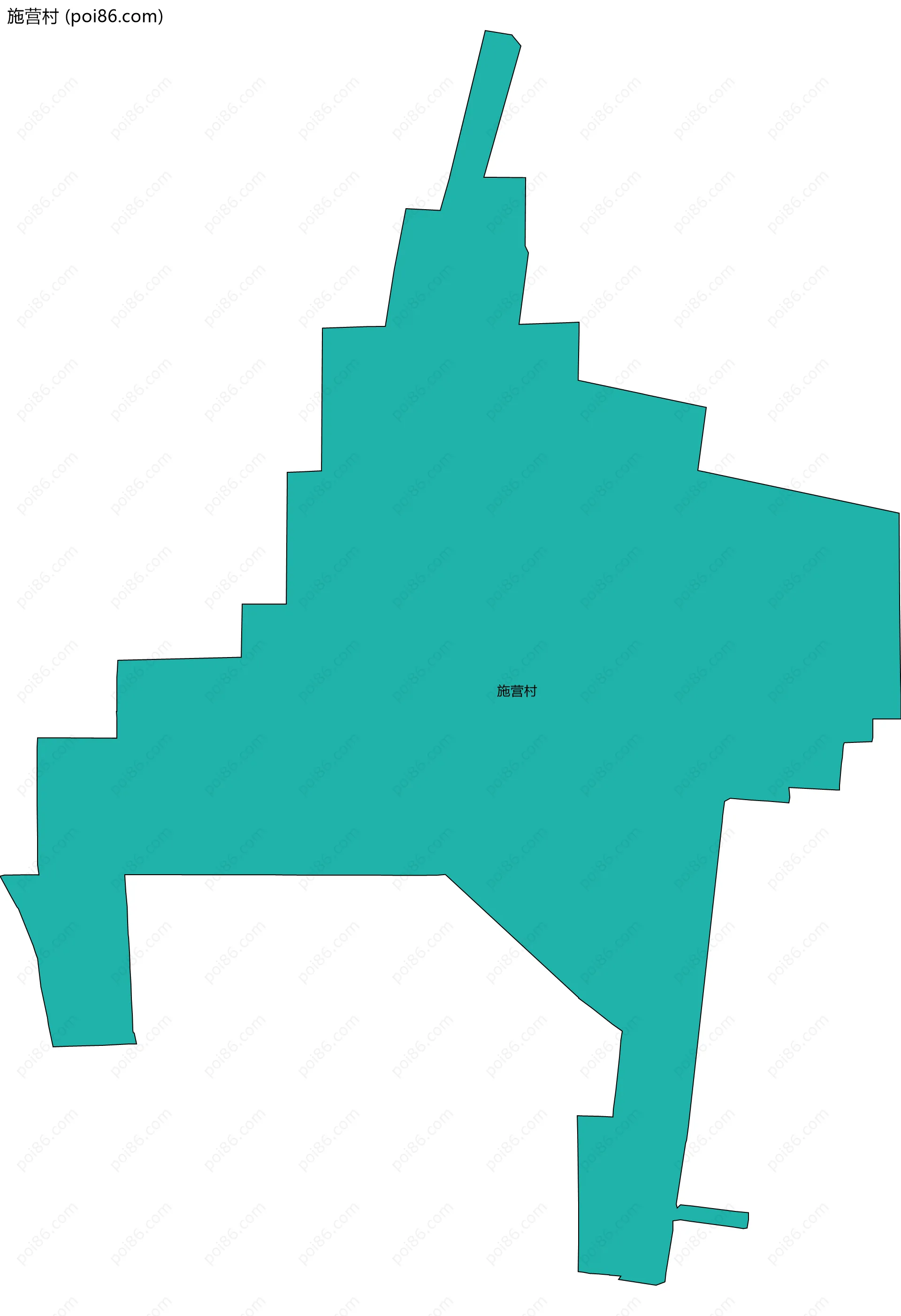 施营村边界地图