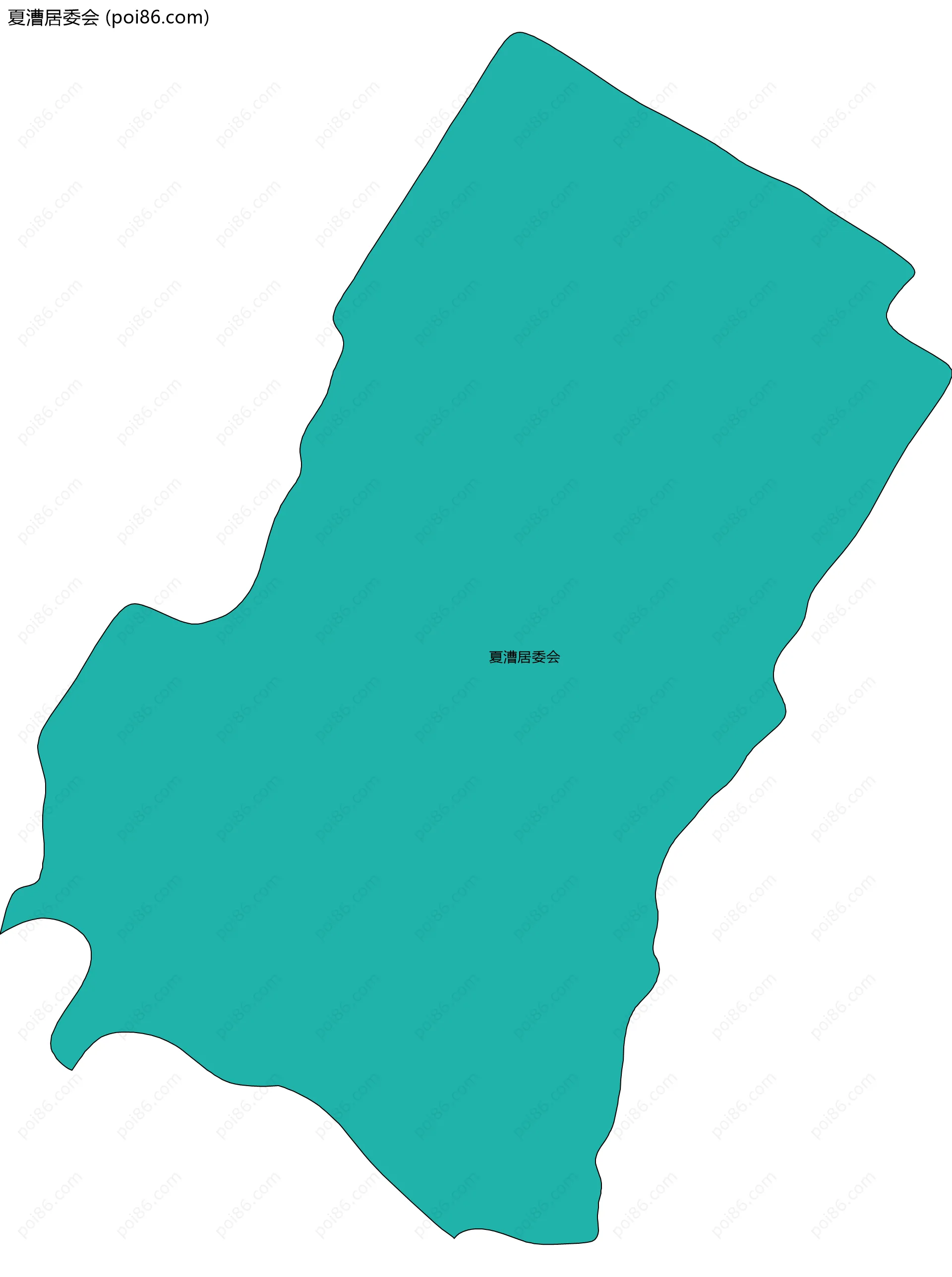 夏漕居委会边界地图