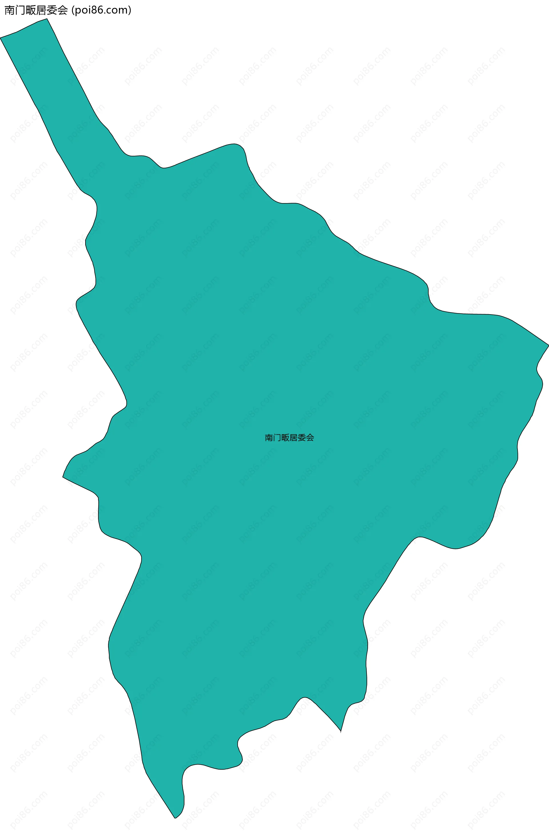 南门畈居委会边界地图