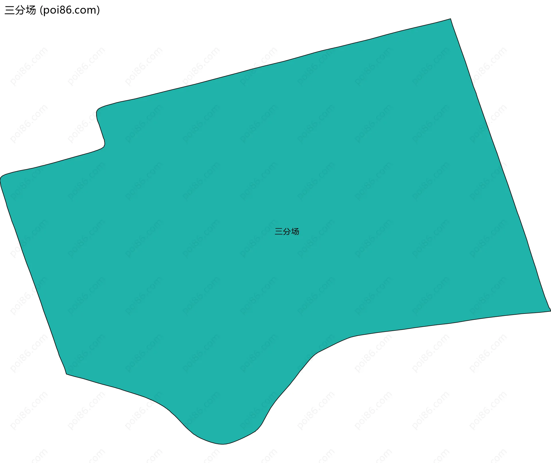 三分场边界地图