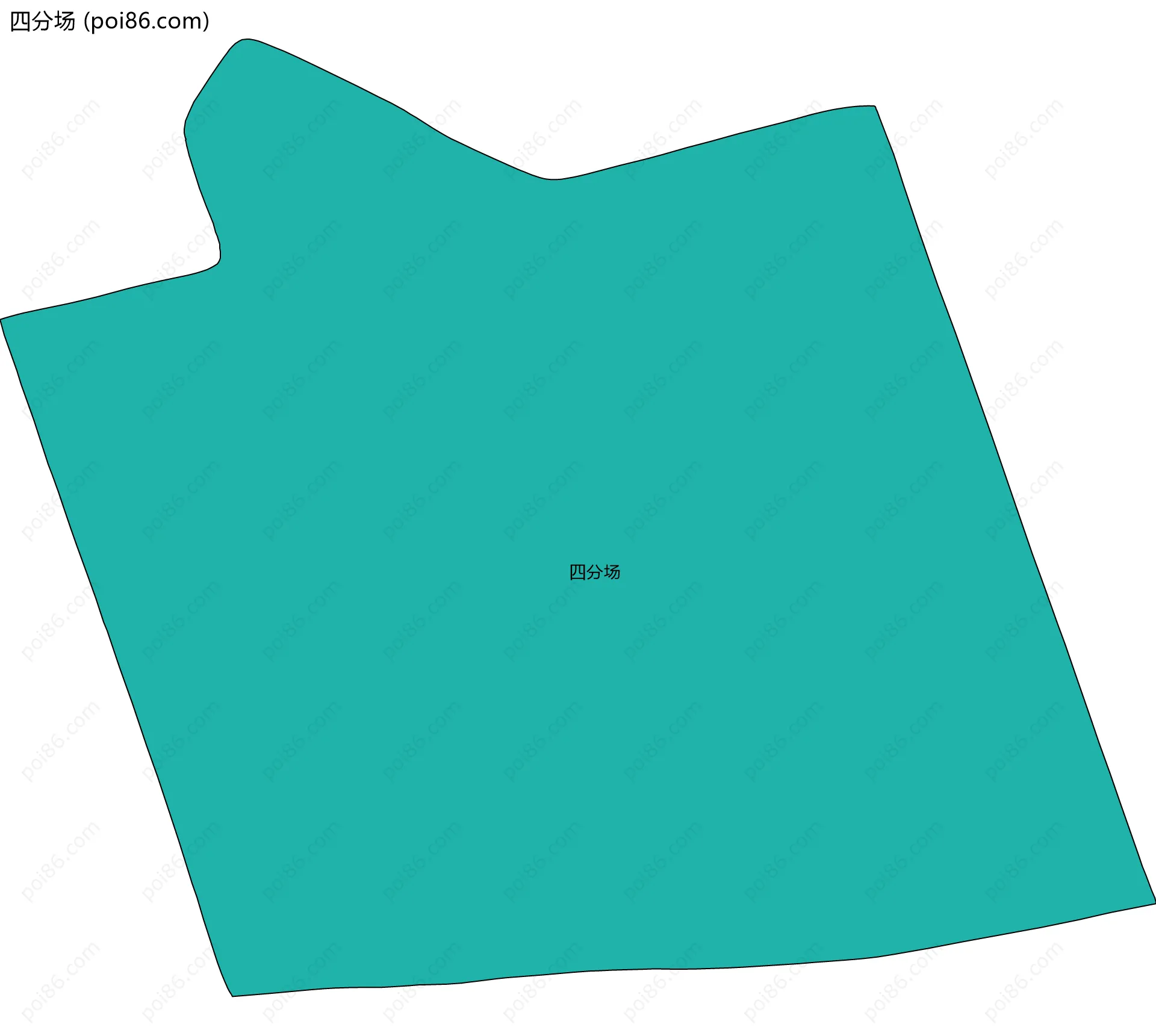 四分场边界地图