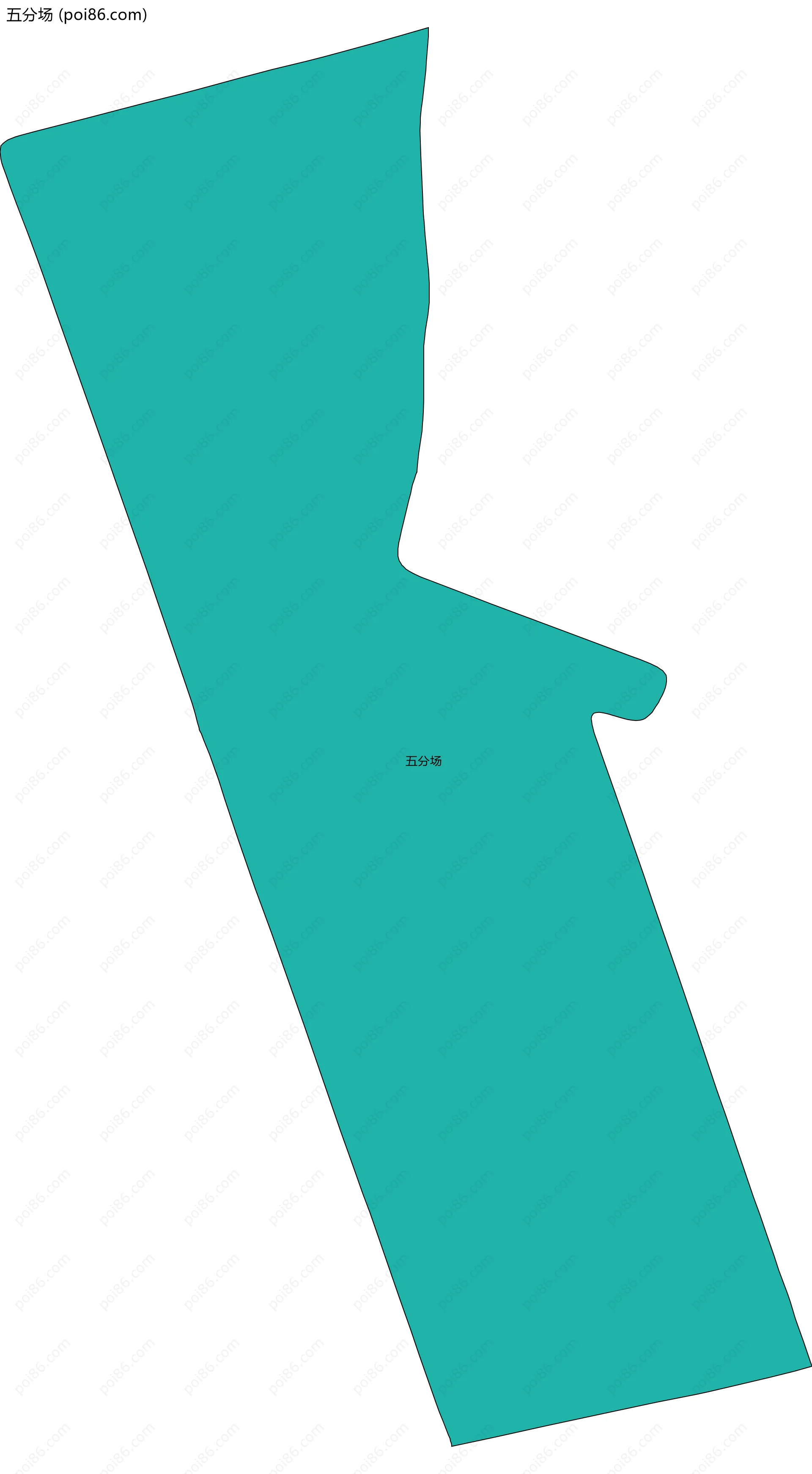 五分场边界地图