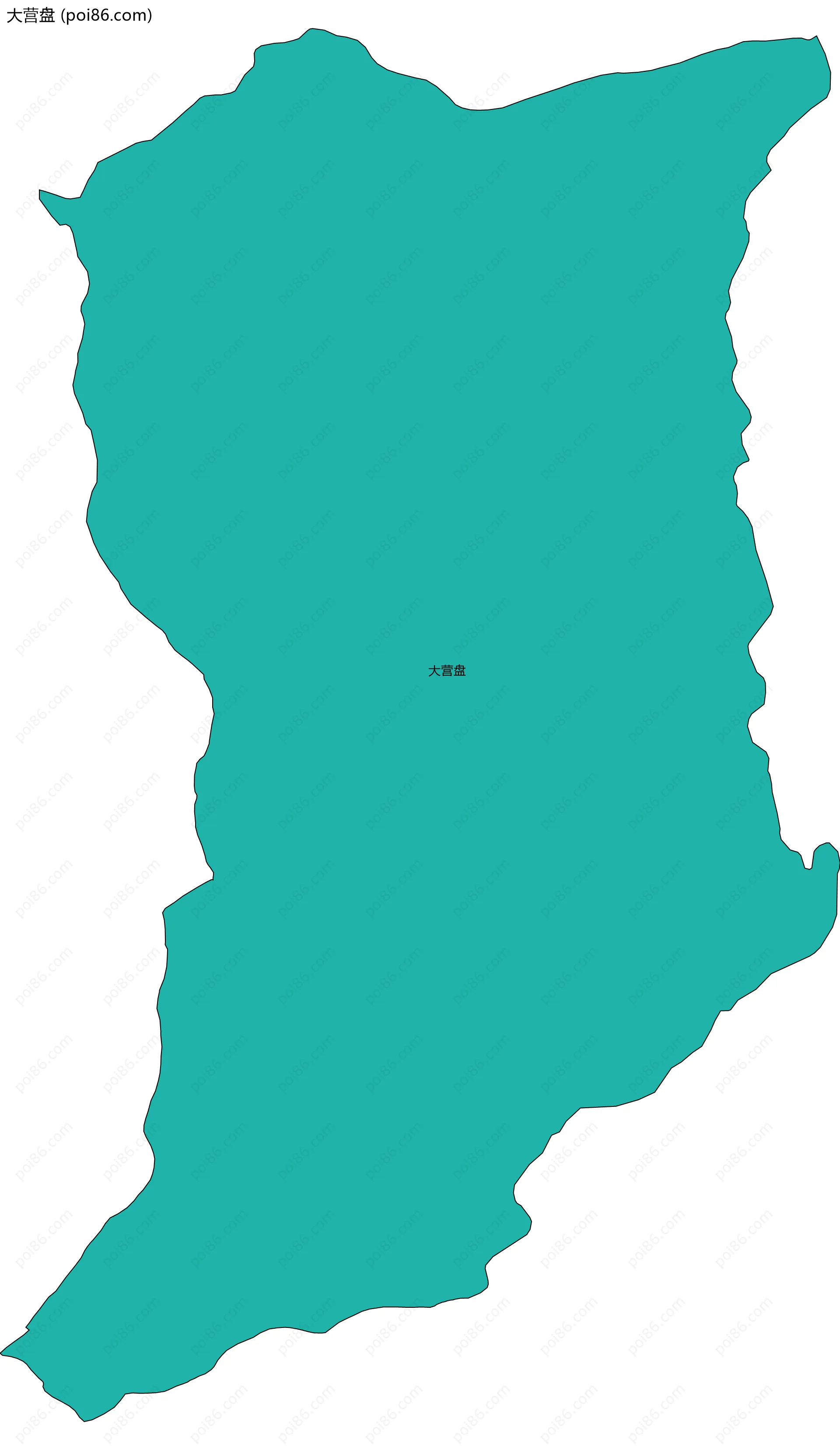 大营盘边界地图